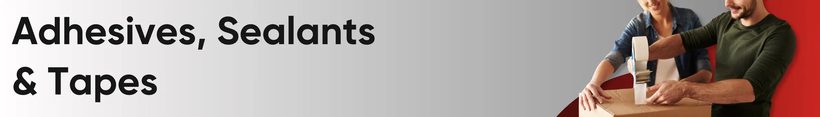 Variety of adhesives, sealants, and tapes displayed for bonding, sealing, and repair purposes | Flipcost.com