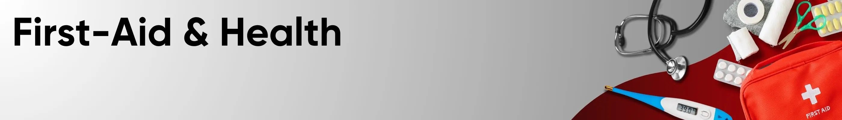 A collection of first aid and health supplies, including bandages, antiseptic wipes, pain relievers, and more. | Flipcost.com