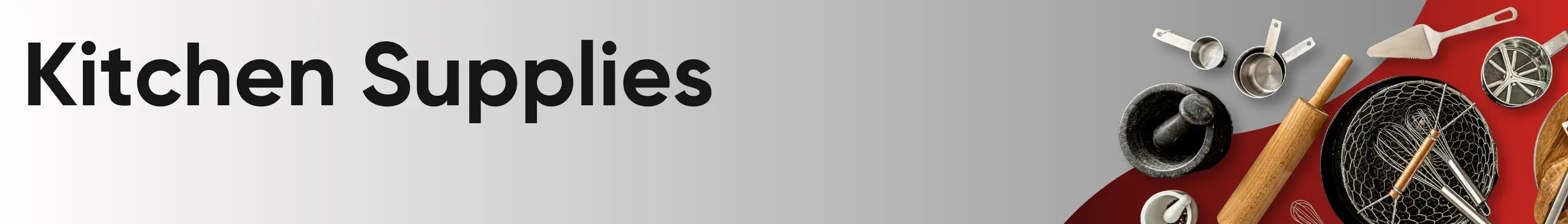 Variety of kitchen supplies for cooking and food preparation, including tools and gadgets. | Flipcost.com