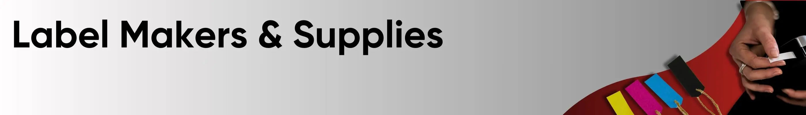 Collection of label makers, label tapes, and related supplies for organizing and labeling. | Flipcost.com