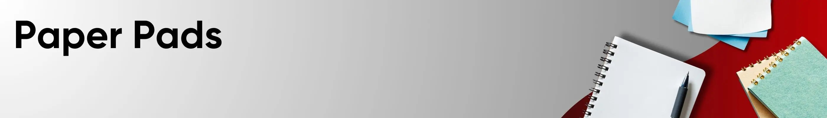 Stack of various sized paper pads with different colored covers, neatly arranged on a clean surface, ready for note-taking or sketching. | Flipcost.com