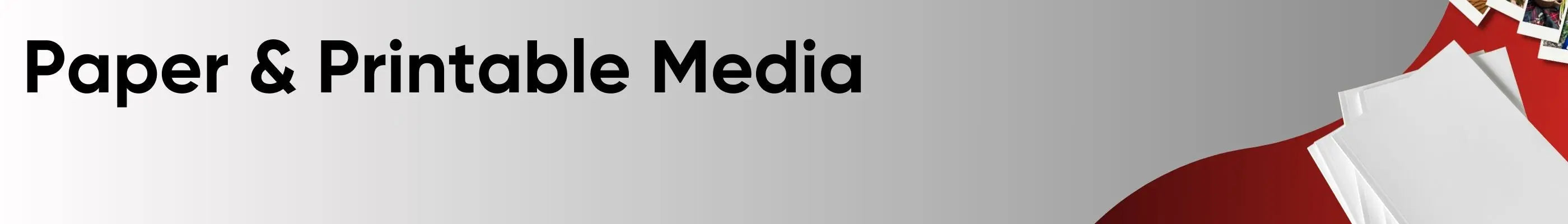 Assortment of paper and printable media items neatly arranged, including various types of stationary, printer paper, glossy photo paper, brochures, and business cards. | Flipcost.com