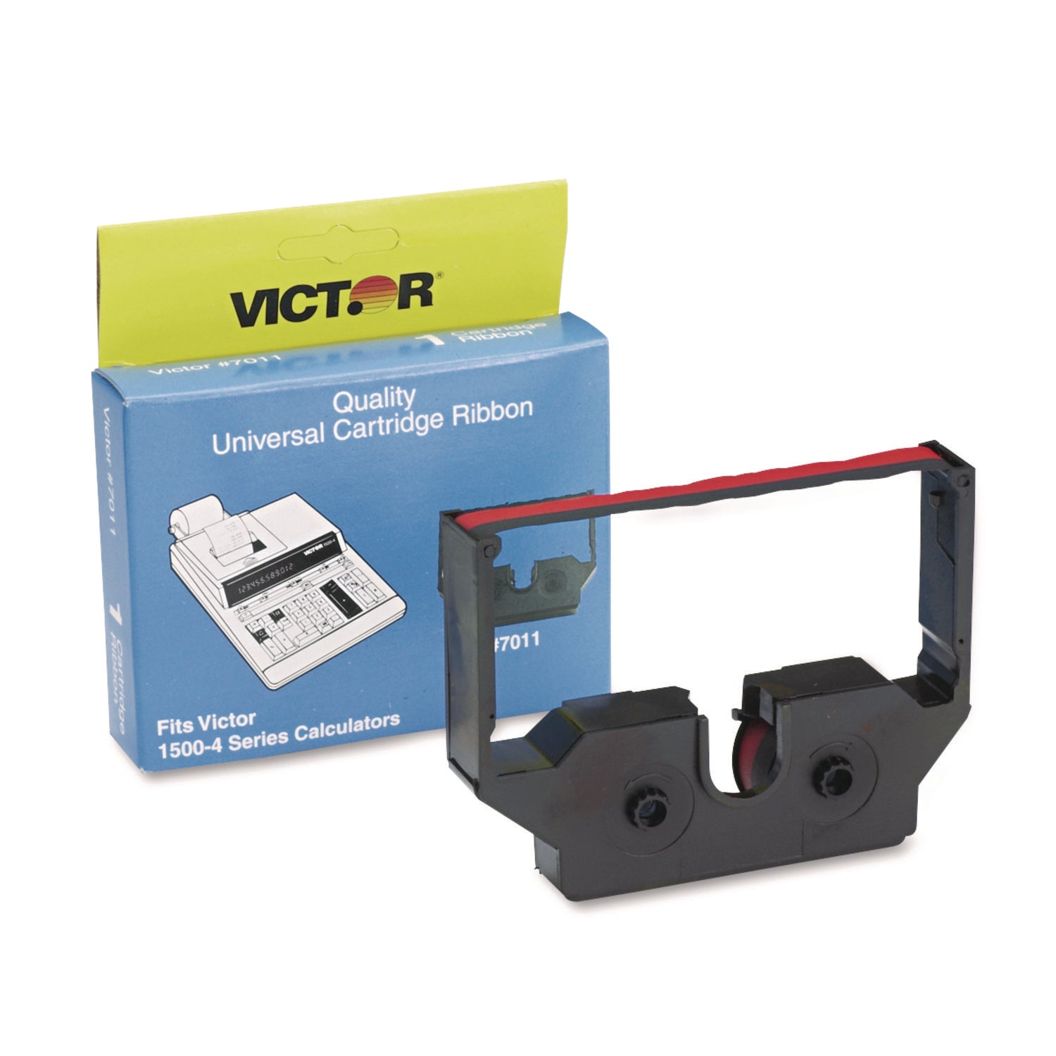 Victor® 7011 Ribbon, Black/red