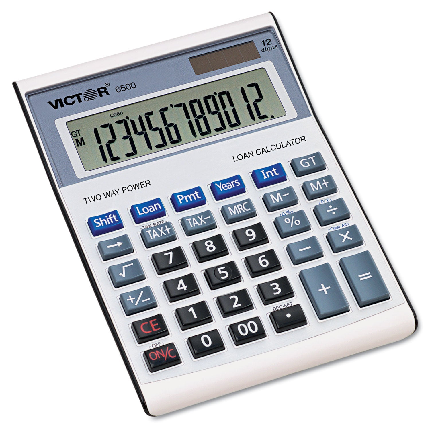 Victor® 6500 Executive Desktop Loan Calculator, 12-Digit Lcd