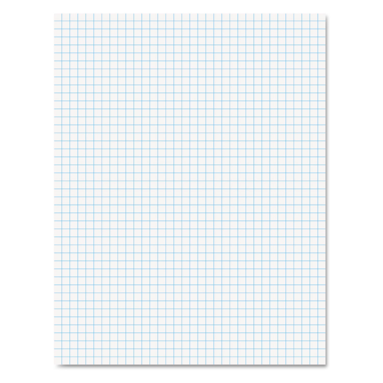 Quadrille Pads, Quadrille Rule (4 sq/in), 50 White (Heavyweight 20 lb Bond) 8.5 x 11 Sheets