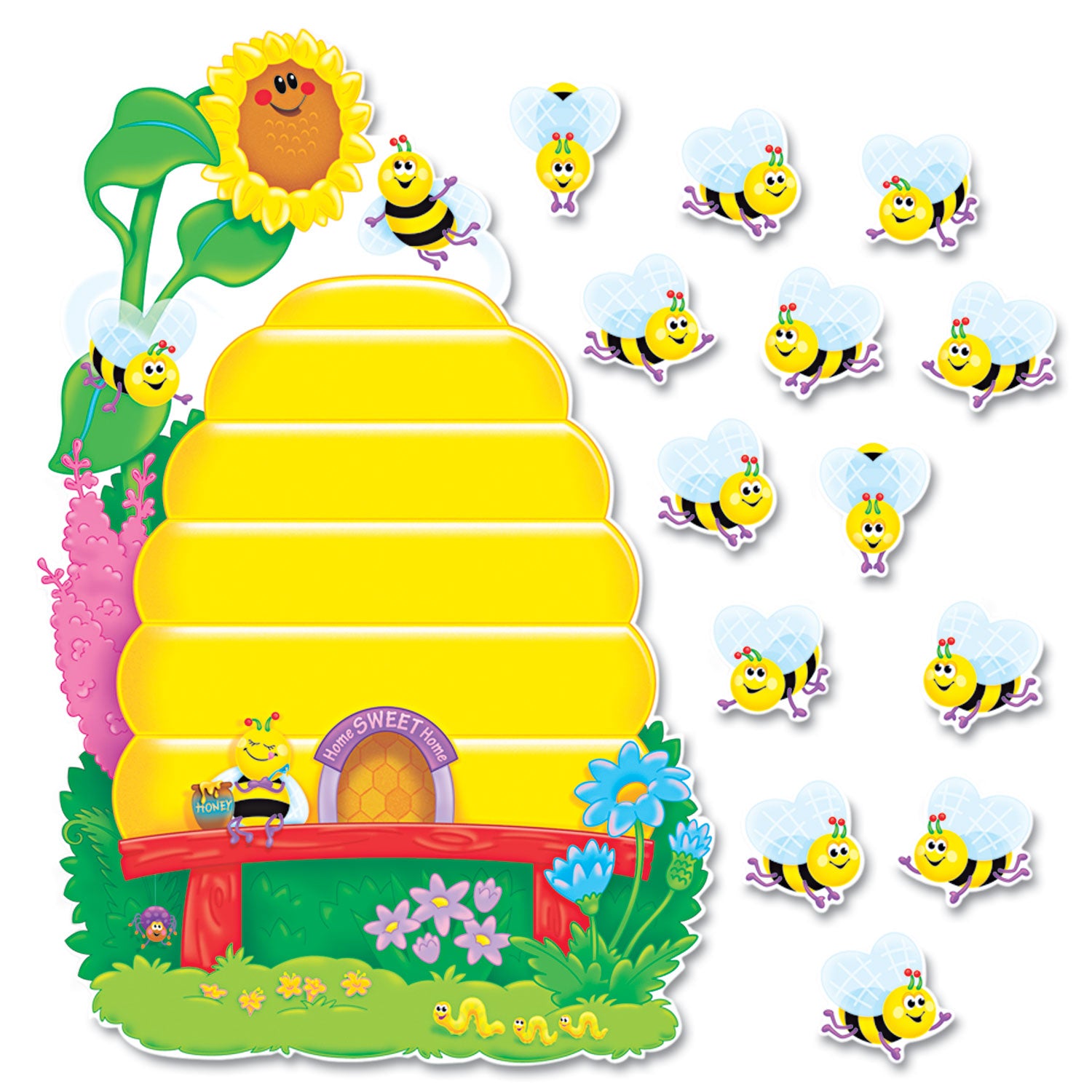 Busy Bees Job Chart Plus Bulletin Board Set 18.25" x 17.5", 38 Pieces