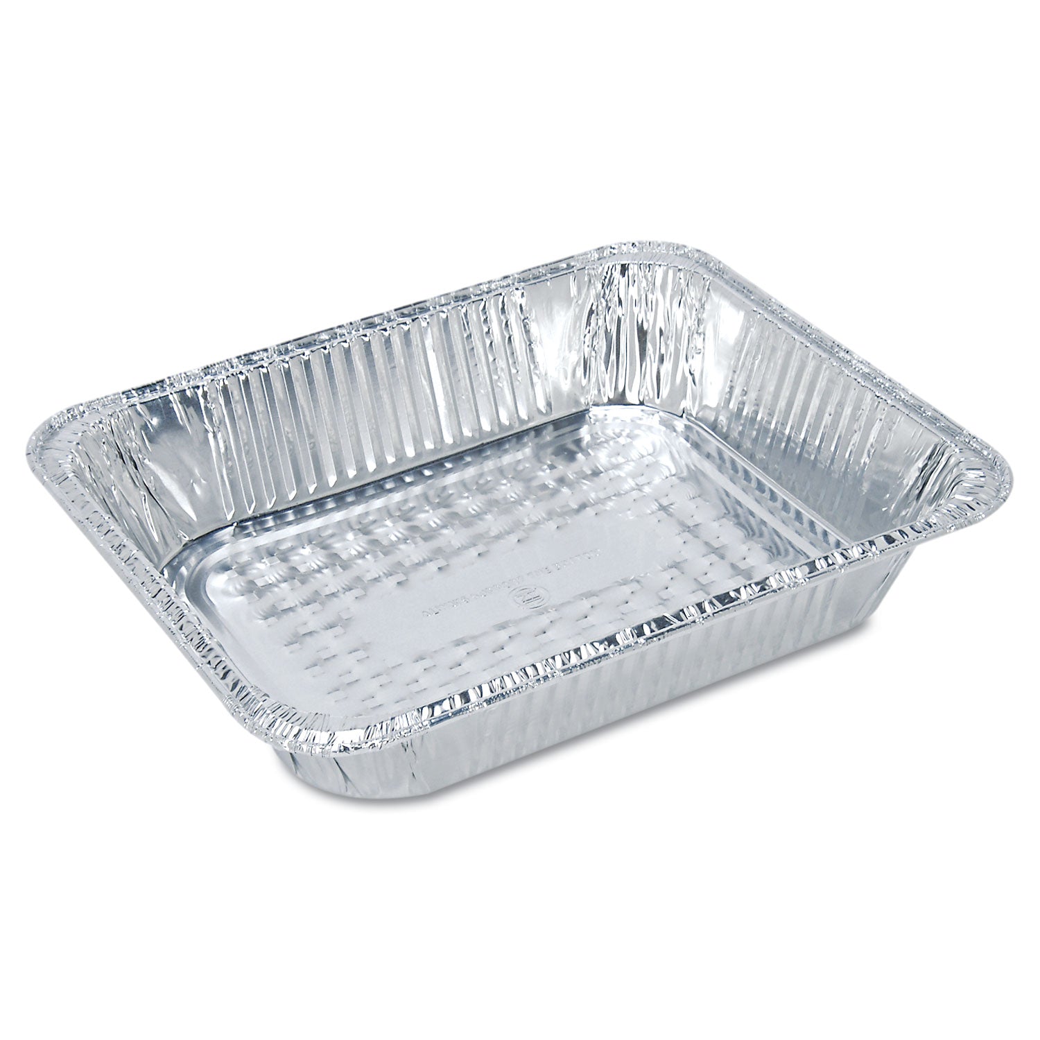 HFA® Aluminum Oblong Container, 1 lb, 4.56 x 5.56 x 1.63, Silver, 1,000/Carton