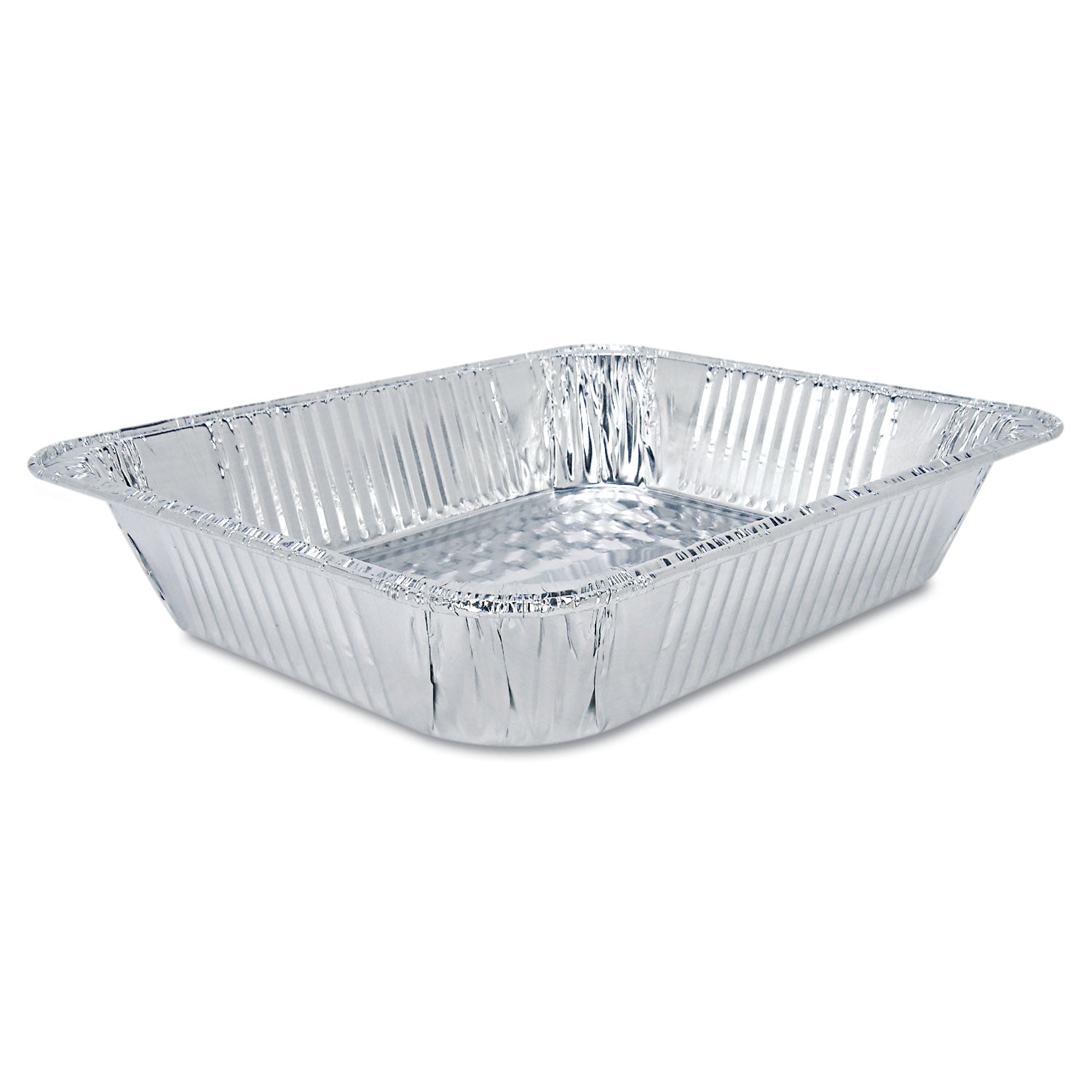 HFA® Aluminum Oblong Container, 1 lb, 4.56 x 5.56 x 1.63, Silver, 1,000/Carton