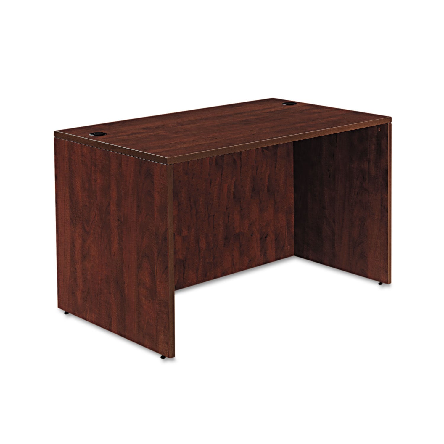 Alera® Alera Valencia Series Straight Front Desk Shell, 47.25" X 29.5" X 29.63", Mahogany