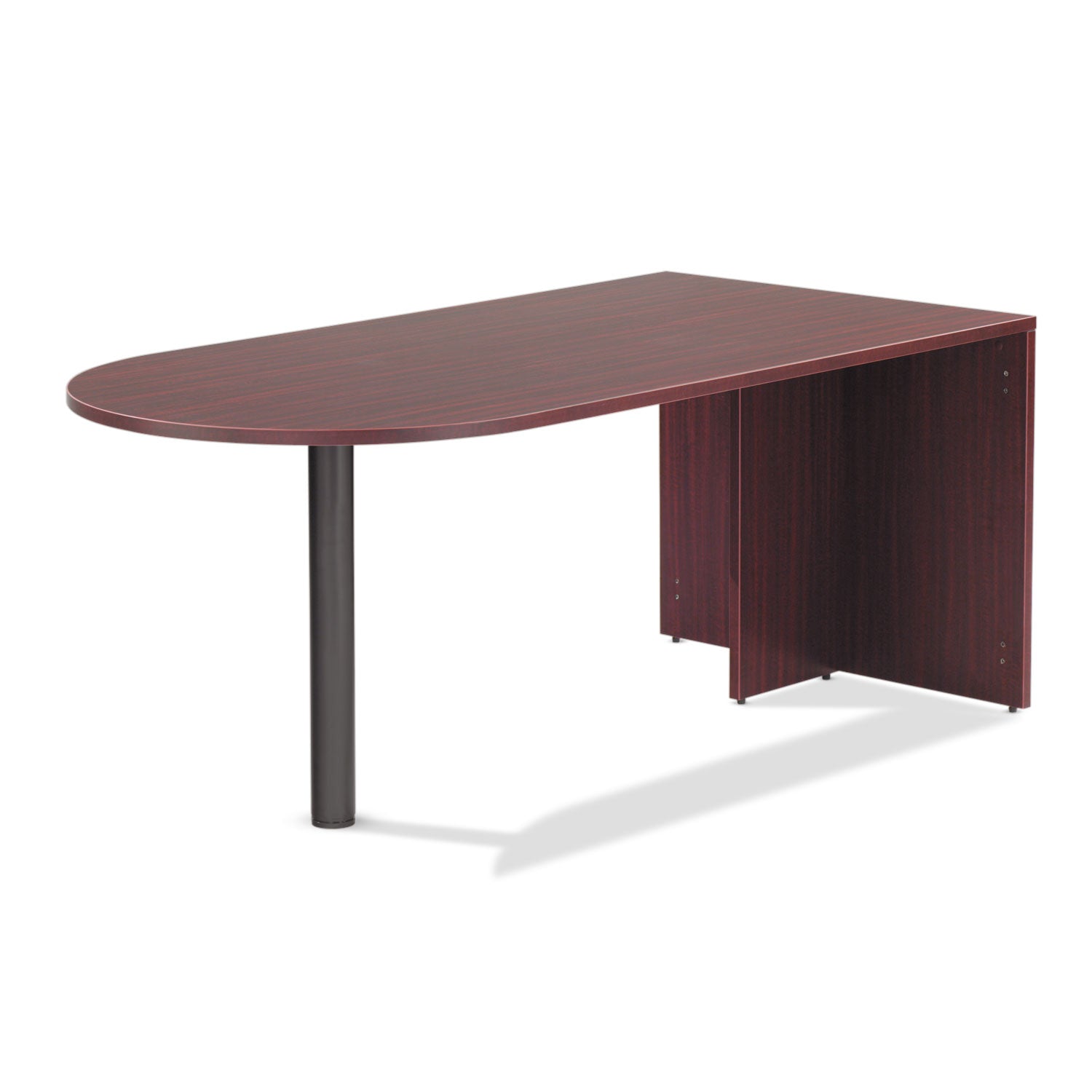 Alera® Alera Valencia Series D-Top Desk, 71" X 35.5" X 29.63", Mahogany