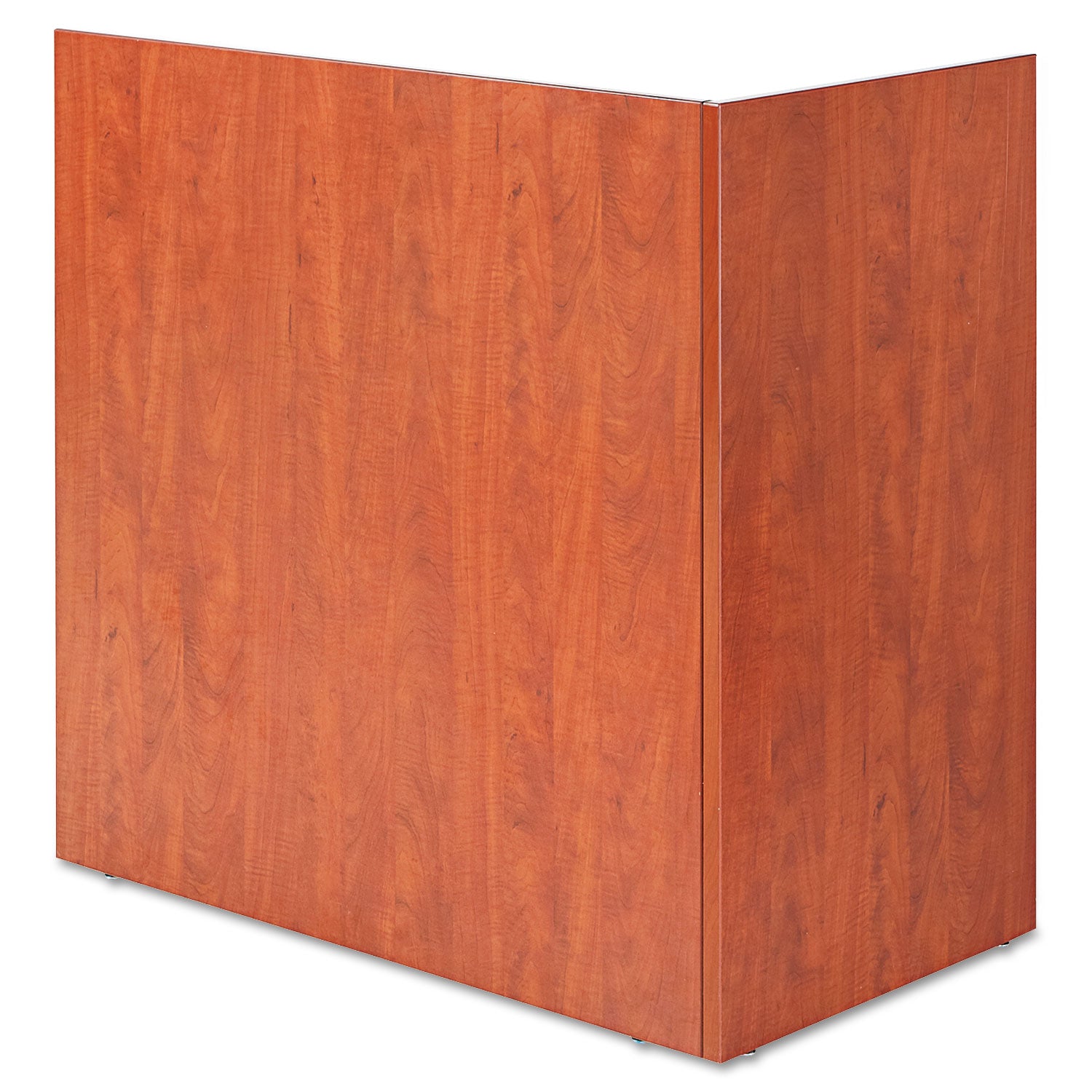 Alera® Alera Valencia Reversible Reception Return, 44.13w x 23.63d x 41.5h, Medium Cherry