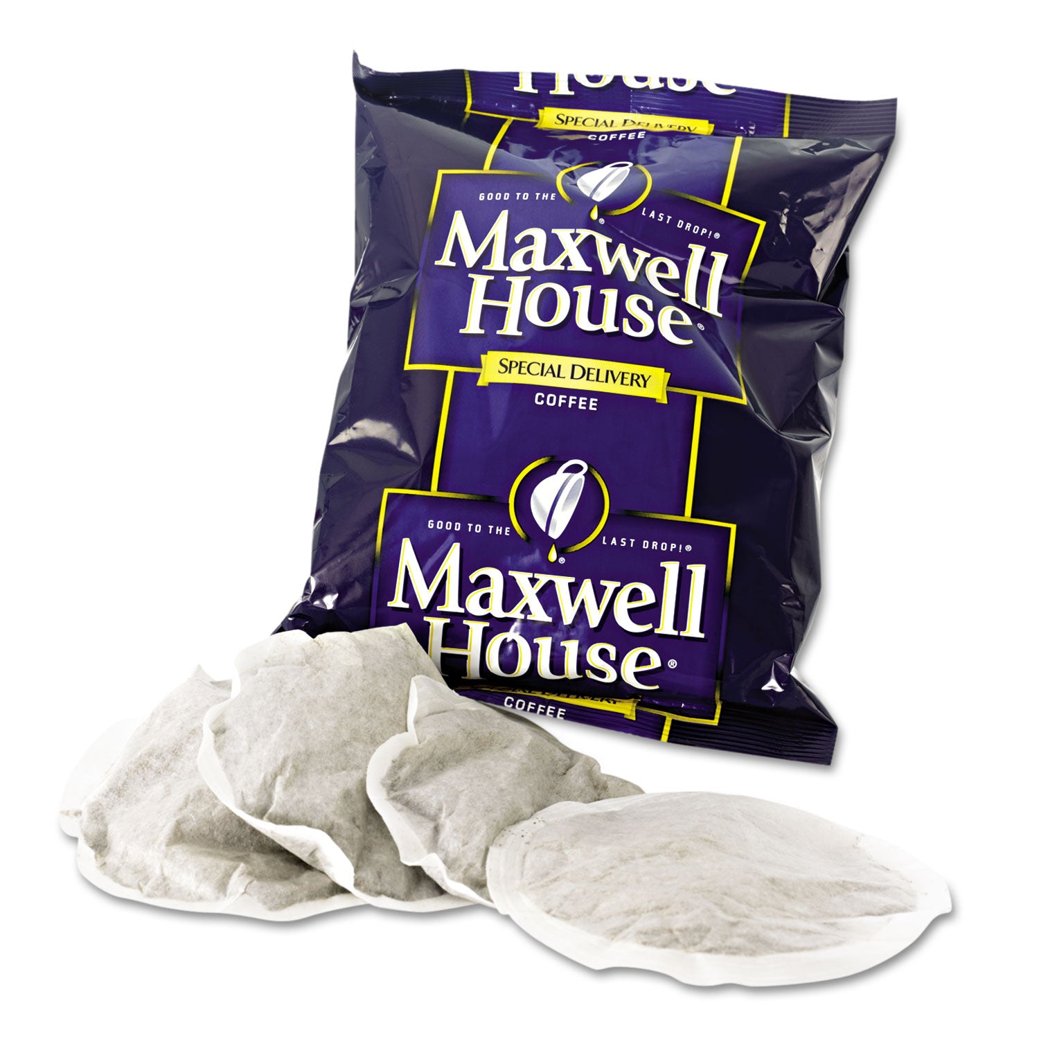 Maxwell House® Coffee, Regular Ground, 1.2 Oz Special Delivery Filter Pack, 42/carton