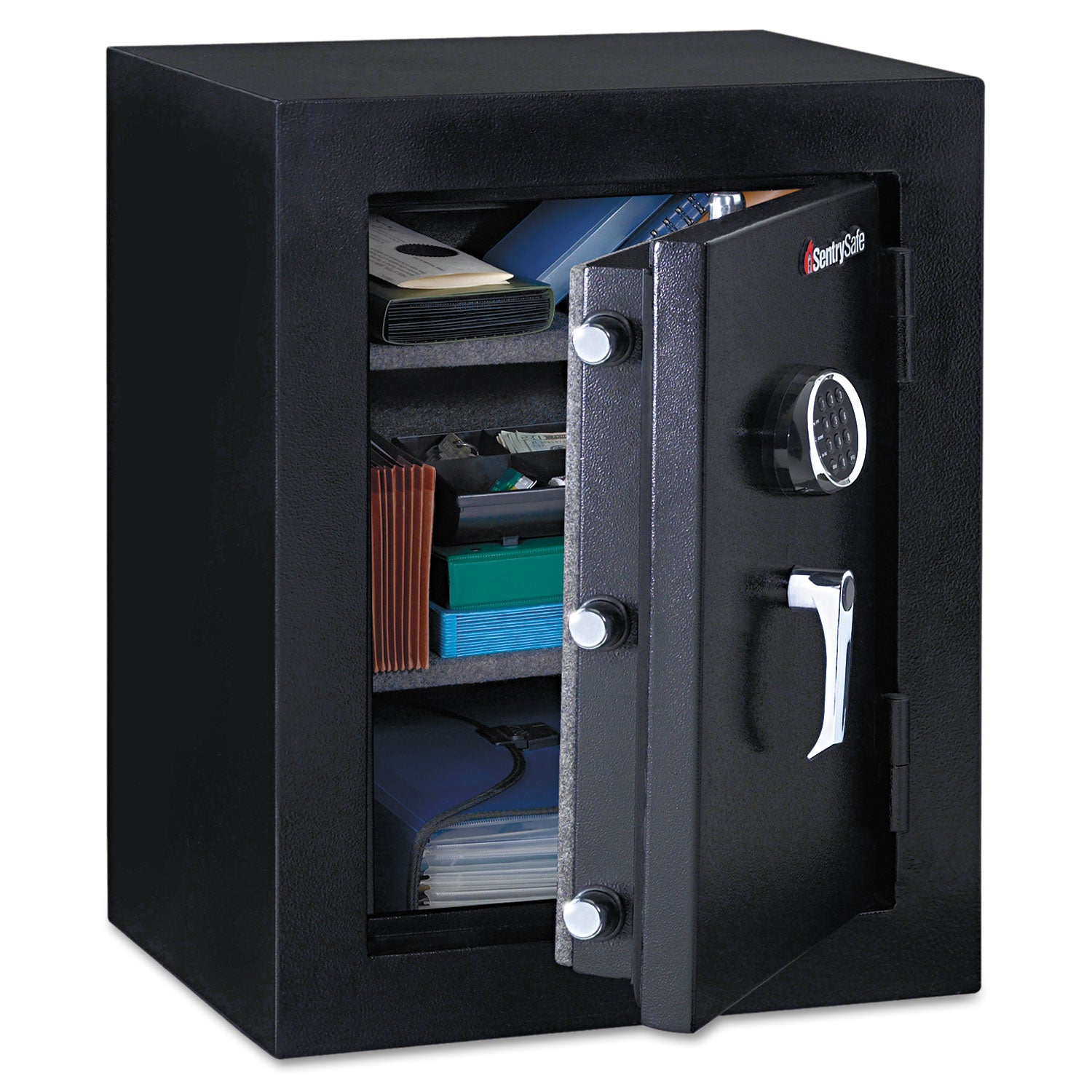 Sentry® Safe Executive Fire-Safe, 3.4 Cu Ft, 21.75w X 19d X 27.75h, Black