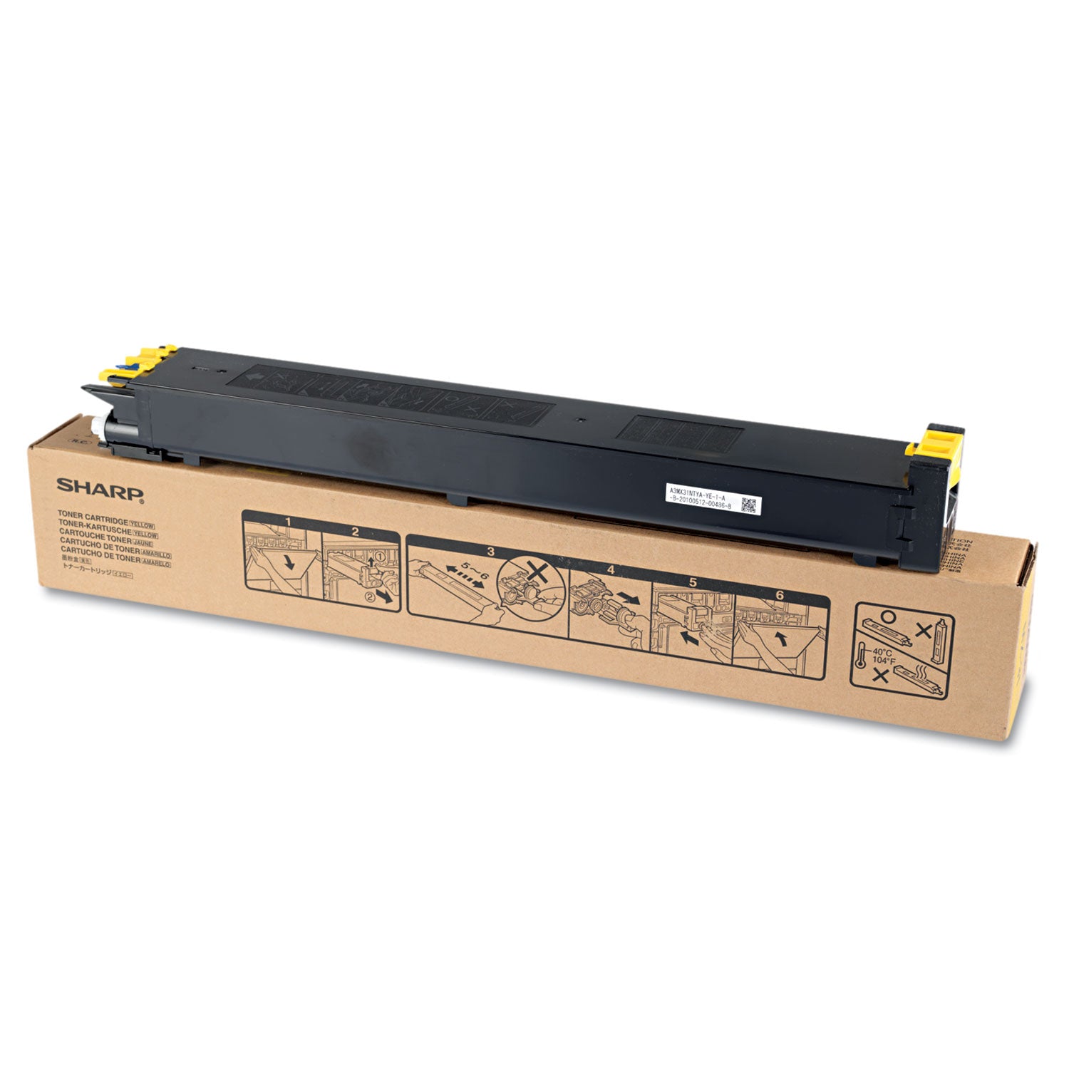 Sharp® Mx31ntya Toner, 15,000 Page-Yield, Yellow