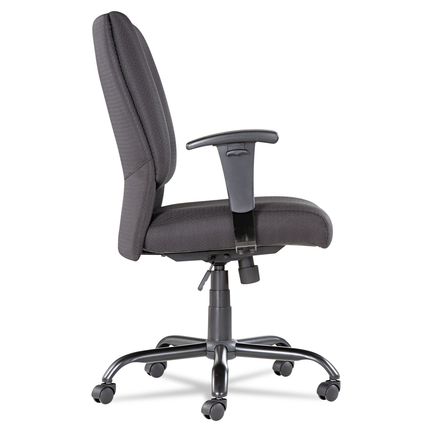OIF Big/tall Swivel/tilt Mid-Back Chair, Supports Up To 450 Lb, 19.29" To 23.22" Seat Height, Black
