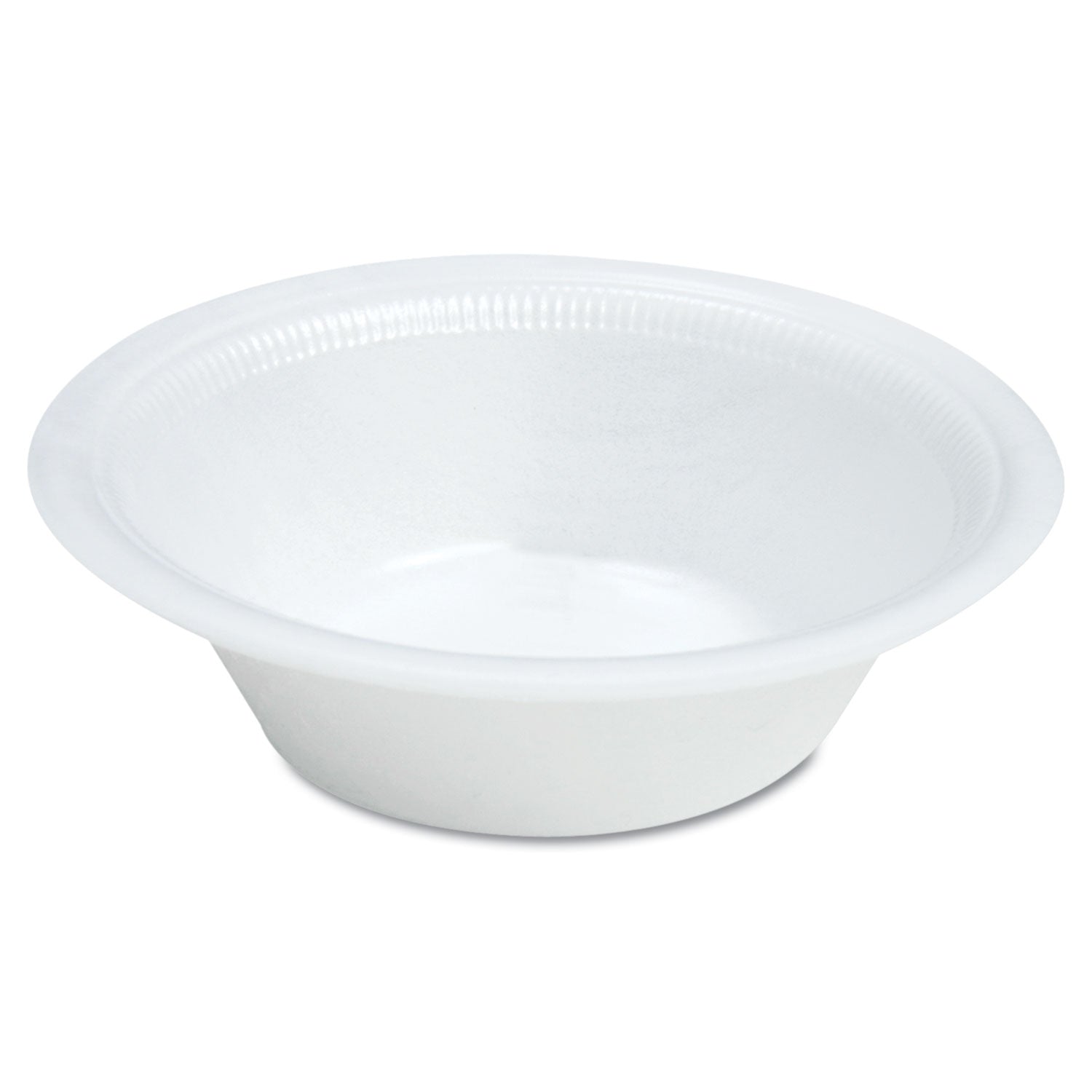 Quiet Classic Laminated Foam Dinnerware, Bowl, 12 oz, White, 125/Pack