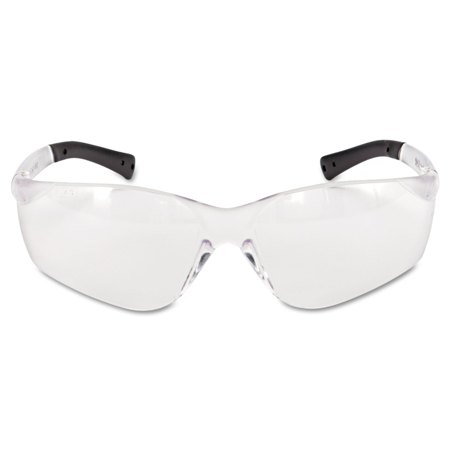 MCR™ Safety Bearkat Safety Glasses, Frost Frame, Clear Lens, 12/box