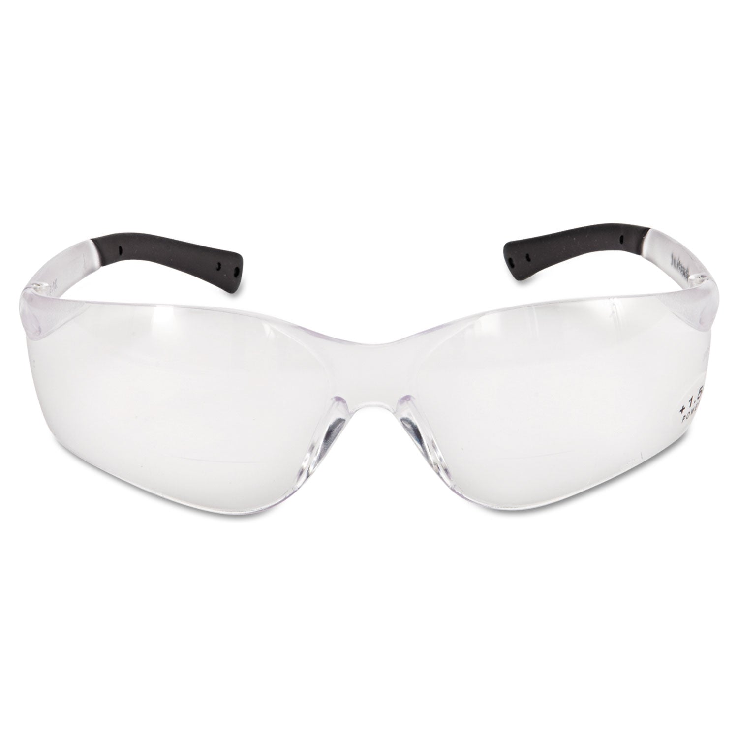 MCR™ Safety Bearkat Magnifier Safety Glasses, Clear Frame, Clear Lens