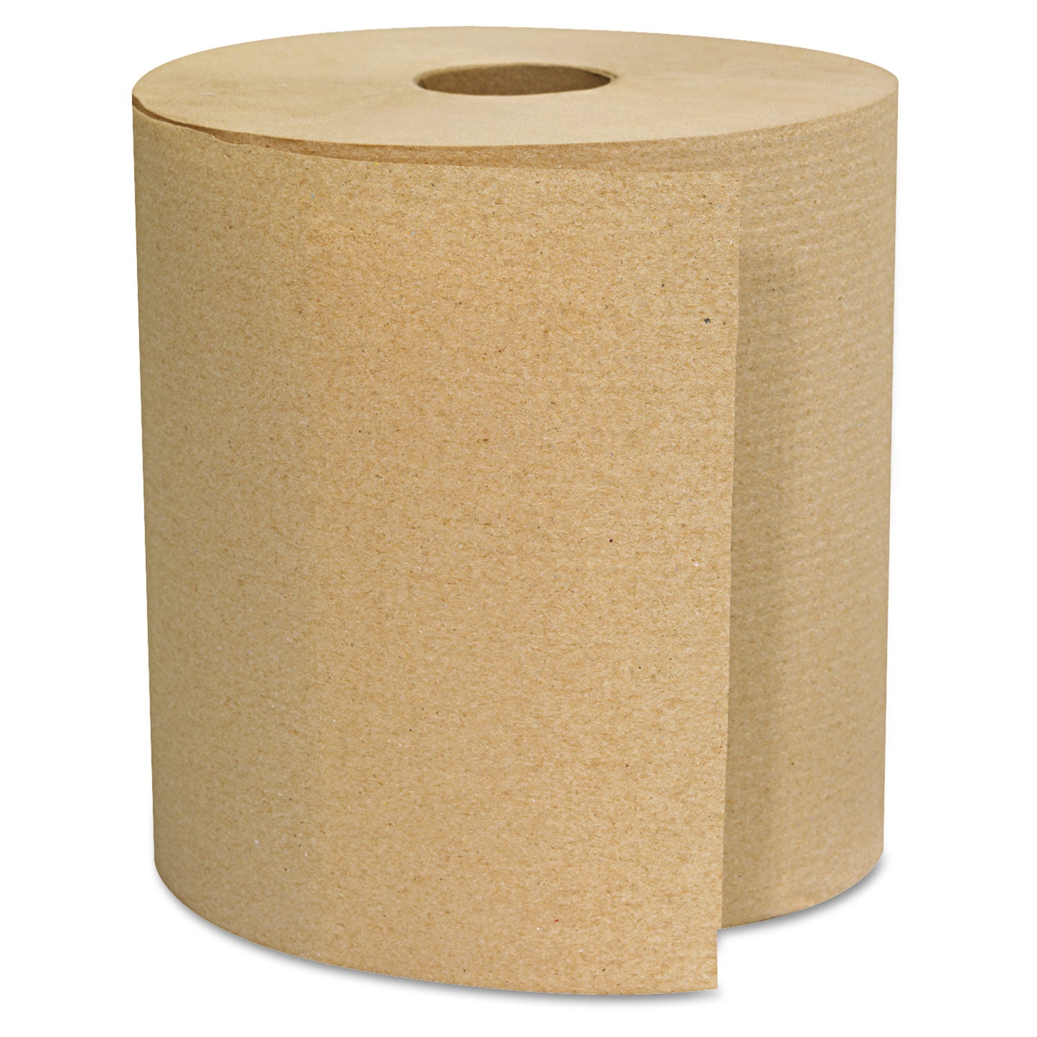 GEN Hardwound Roll Towels, 1-Ply, 8" x 800 ft, Brown, 6 Rolls/Carton