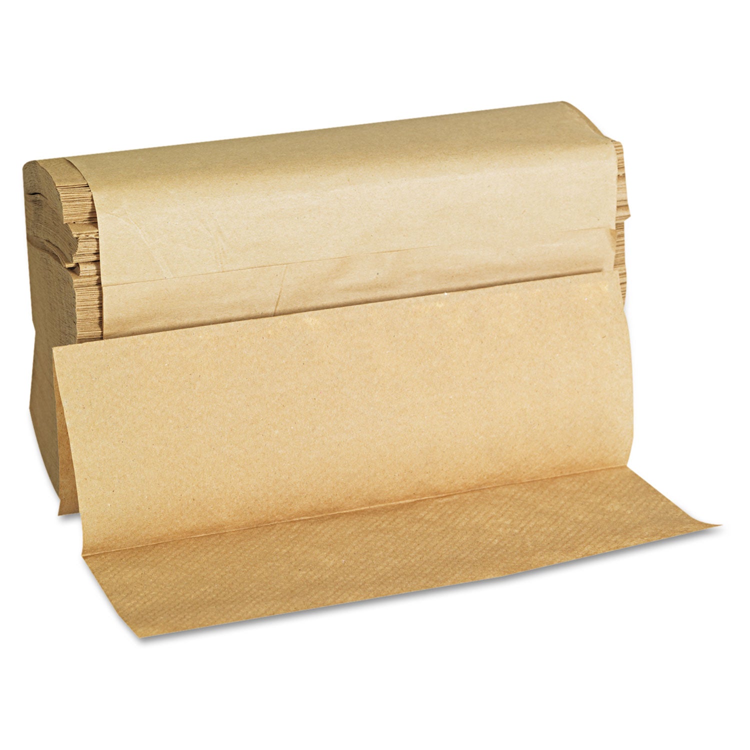 GEN Folded Paper Towels, Multifold, 9 x 9.45, Natural, 250 Towels/Pack, 16 Packs/Carton