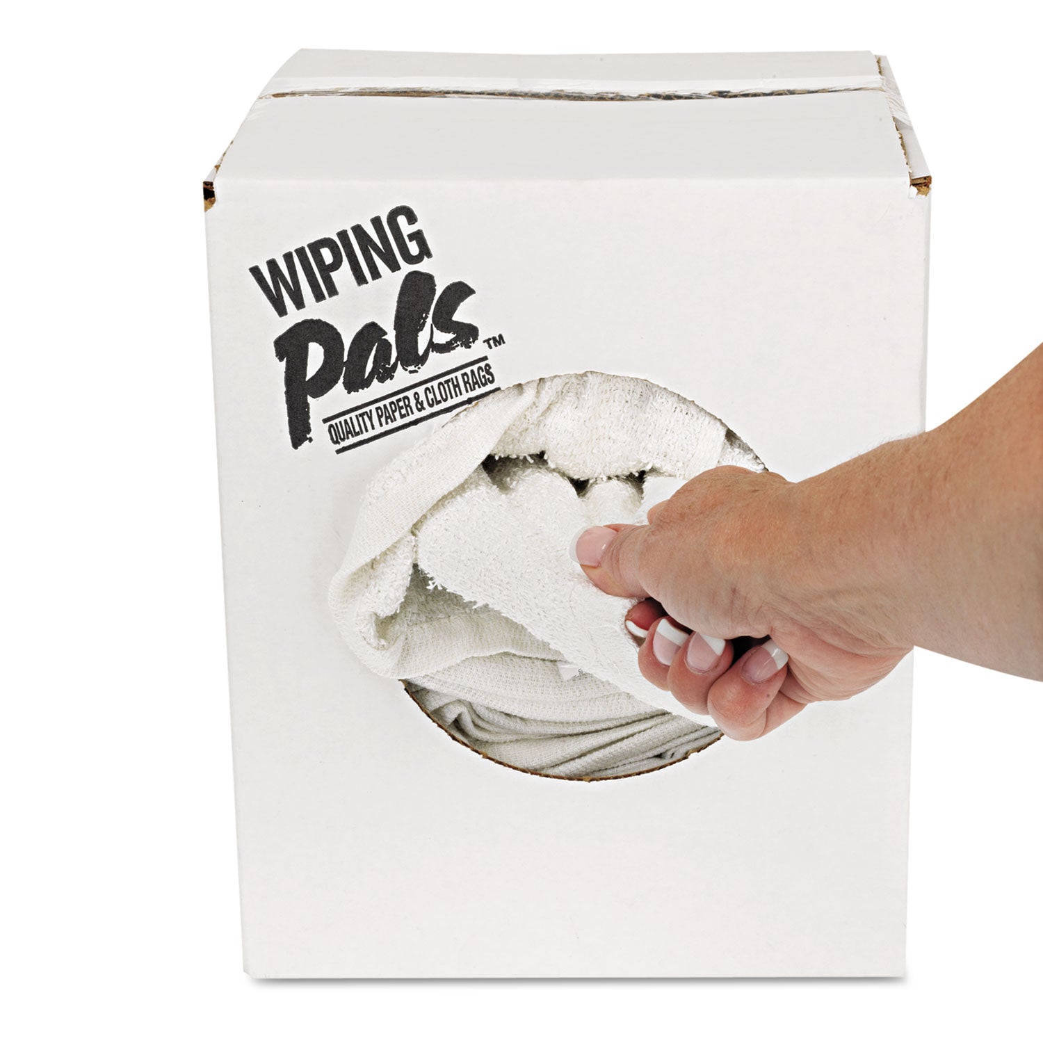 HOSPECO® Counter Cloth/Bar Mop, 15.5 x 17, White, Cotton, 60/Carton