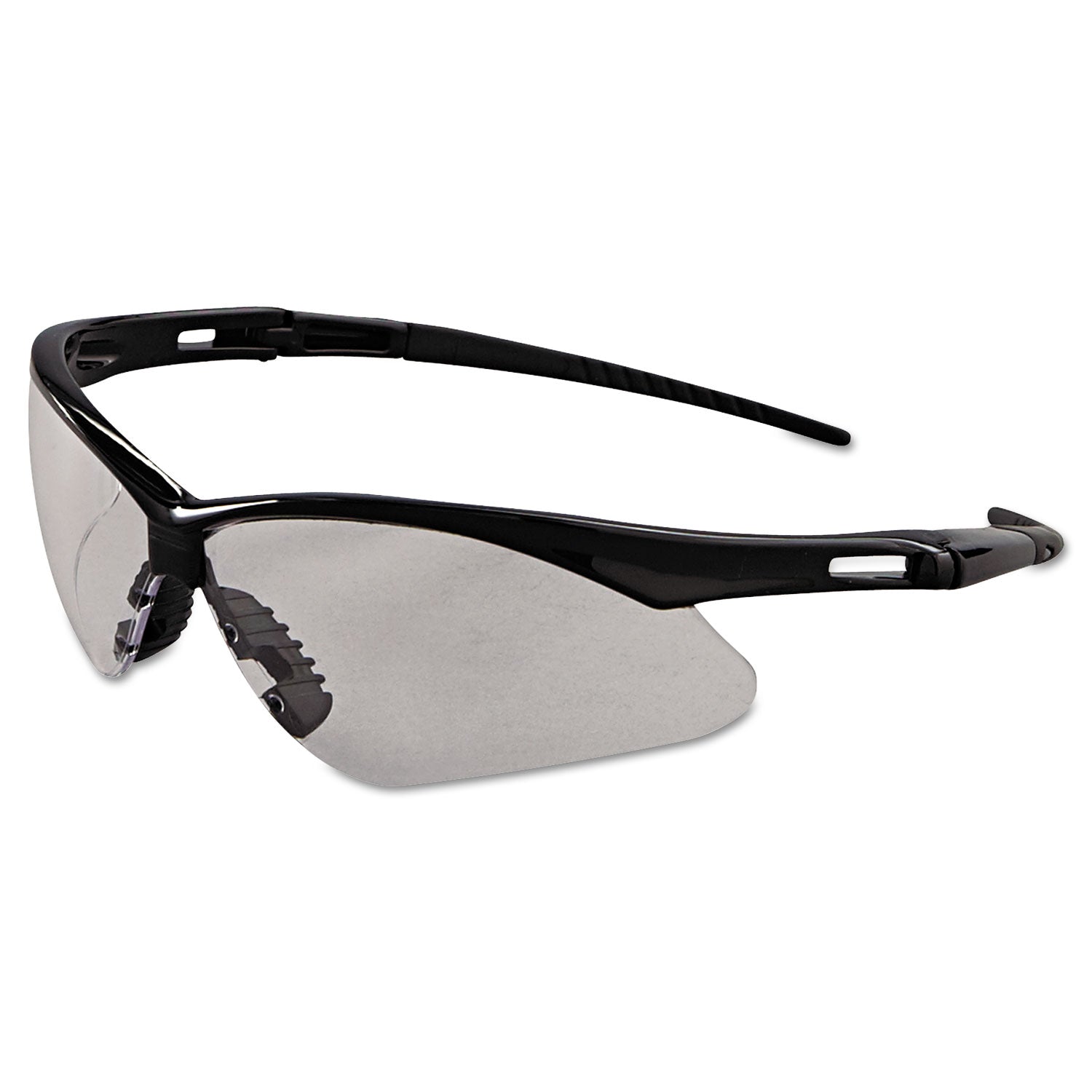 KleenGuard™ Nemesis Safety Glasses, Black Frame, Clear Anti-Fog Lens
