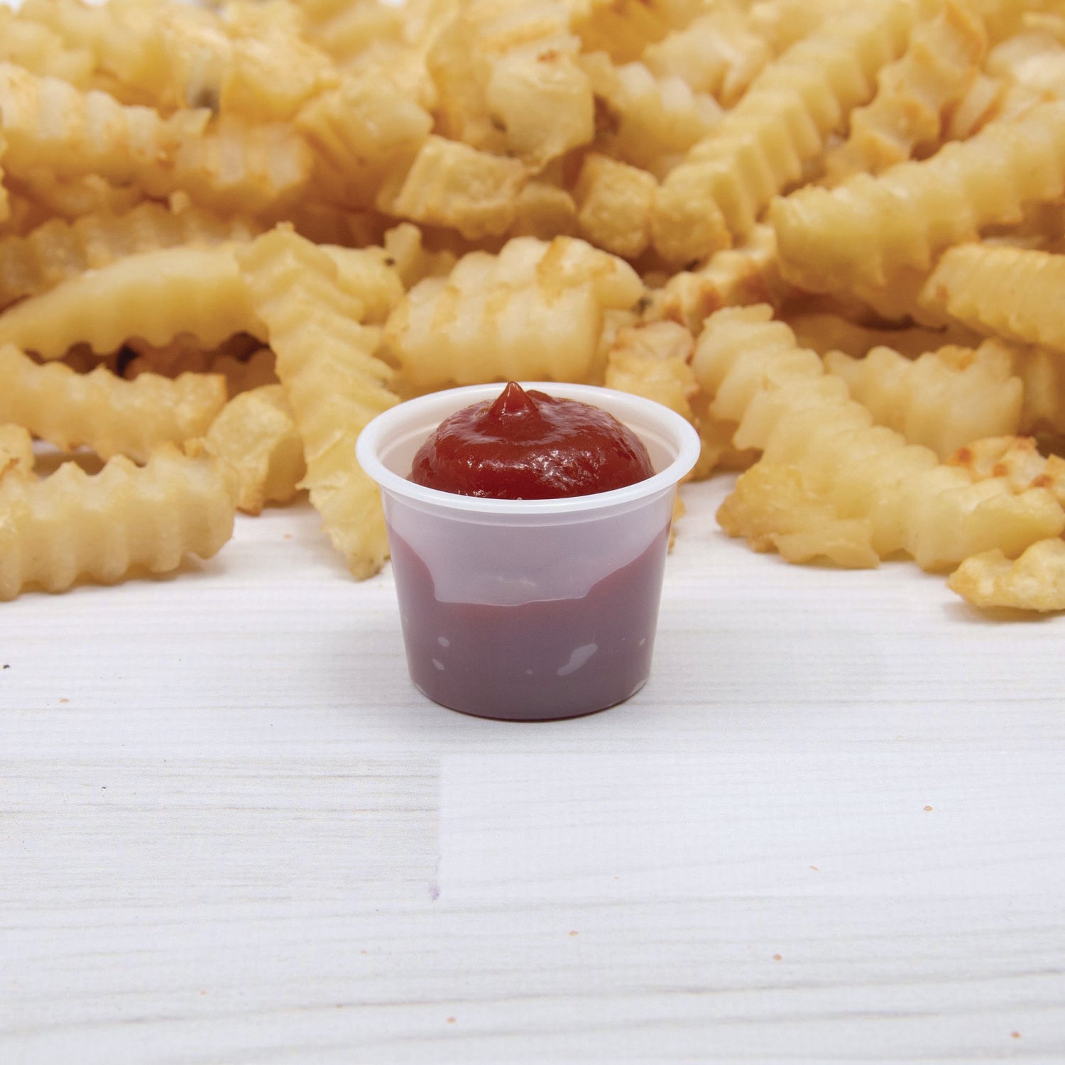 Dart® Polystyrene Portion Cups, 1 oz, Plastic, Translucent, 2,500/Carton