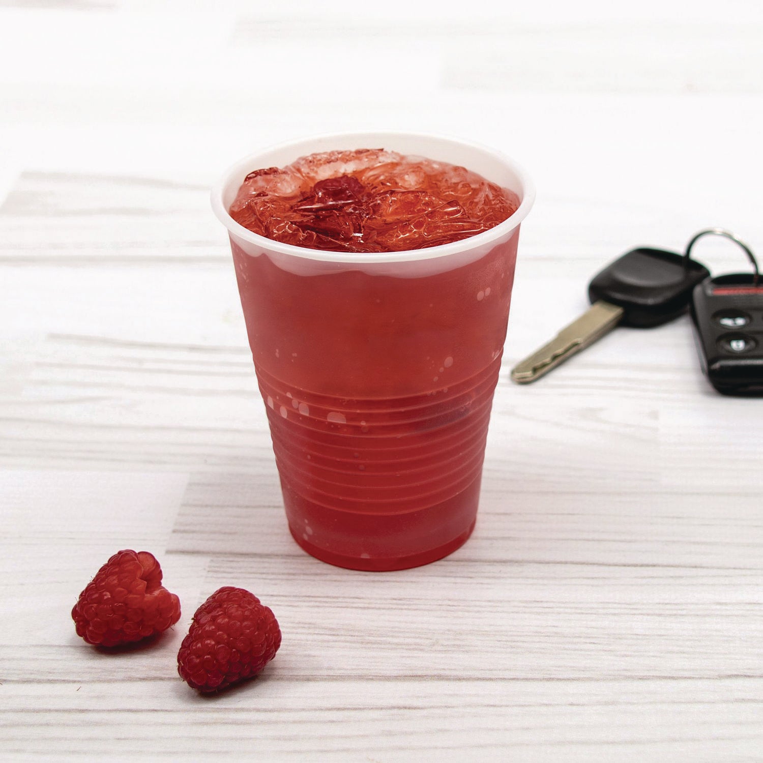 Dart® High-Impact Polystyrene Squat Cold Cups, 12 oz, Plastic, Translucent, 50/Pack