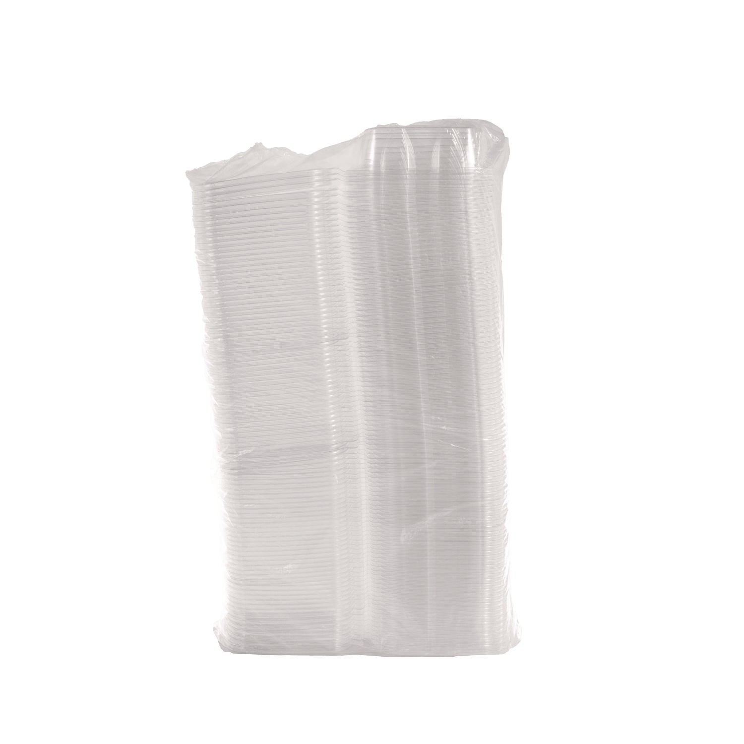 Dart® ClearPac SafeSeal rPET Tamper-Resistant Container, ProPlanet Seal, Flat Lid, 24 oz, Clear, 100/Bag, 2 Bags/Carton