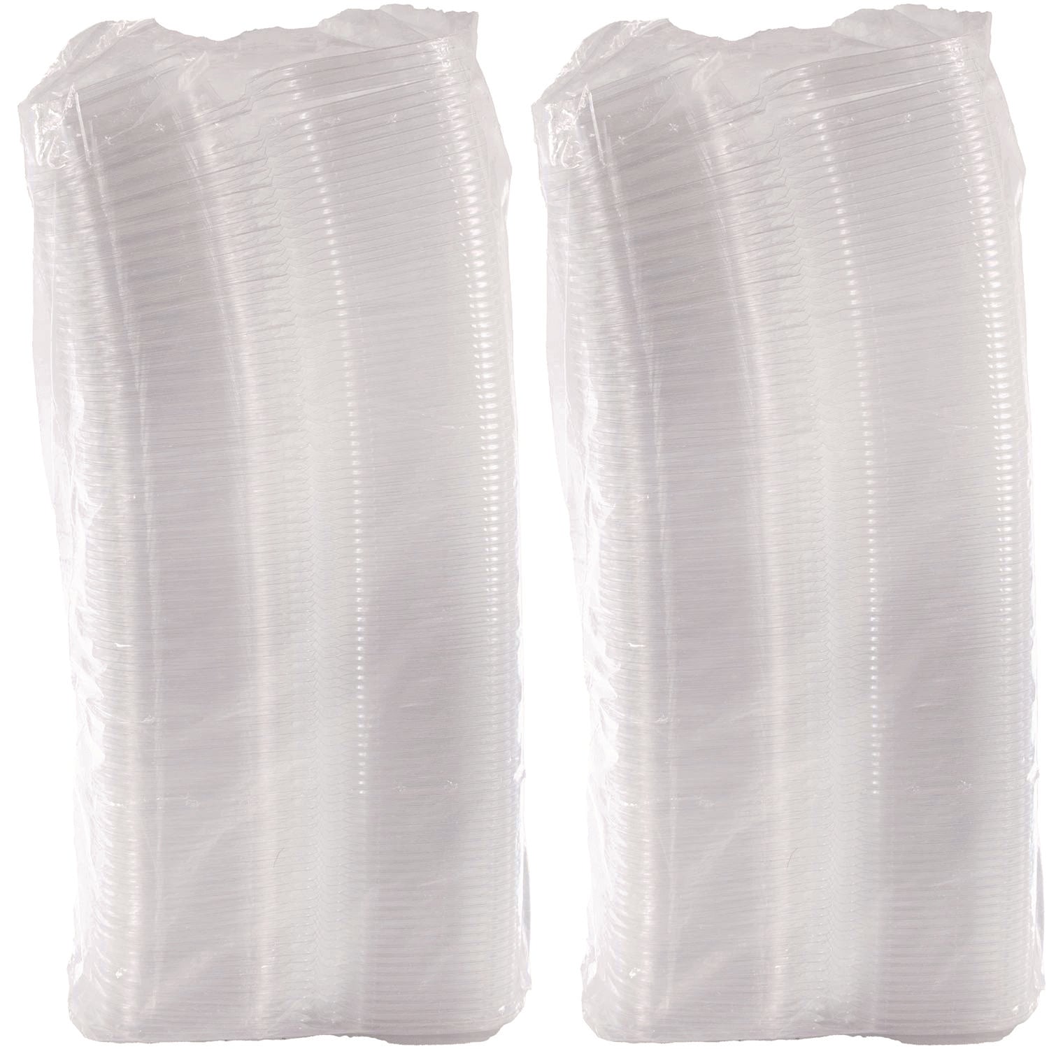 Dart® ClearPac SafeSeal Tamper-Resistant/Evident Containers, Flat Lid, 8 oz, Clear, Plastic, 100/Bag, 2 Bags/Carton