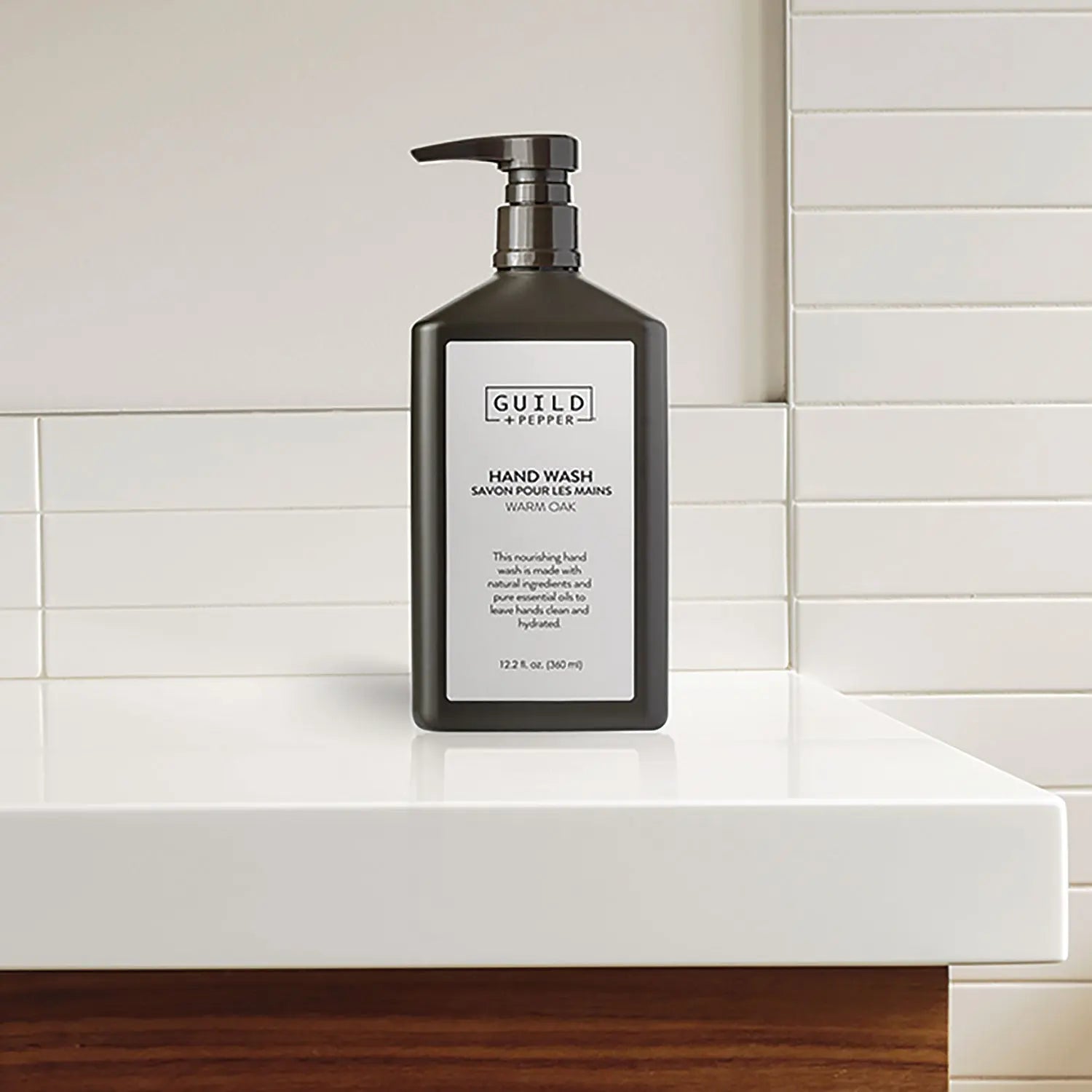 Hand Wash, Warm Oak Scent, 12.2 oz, 12/Carton Guild+Pepper® Flipcost
