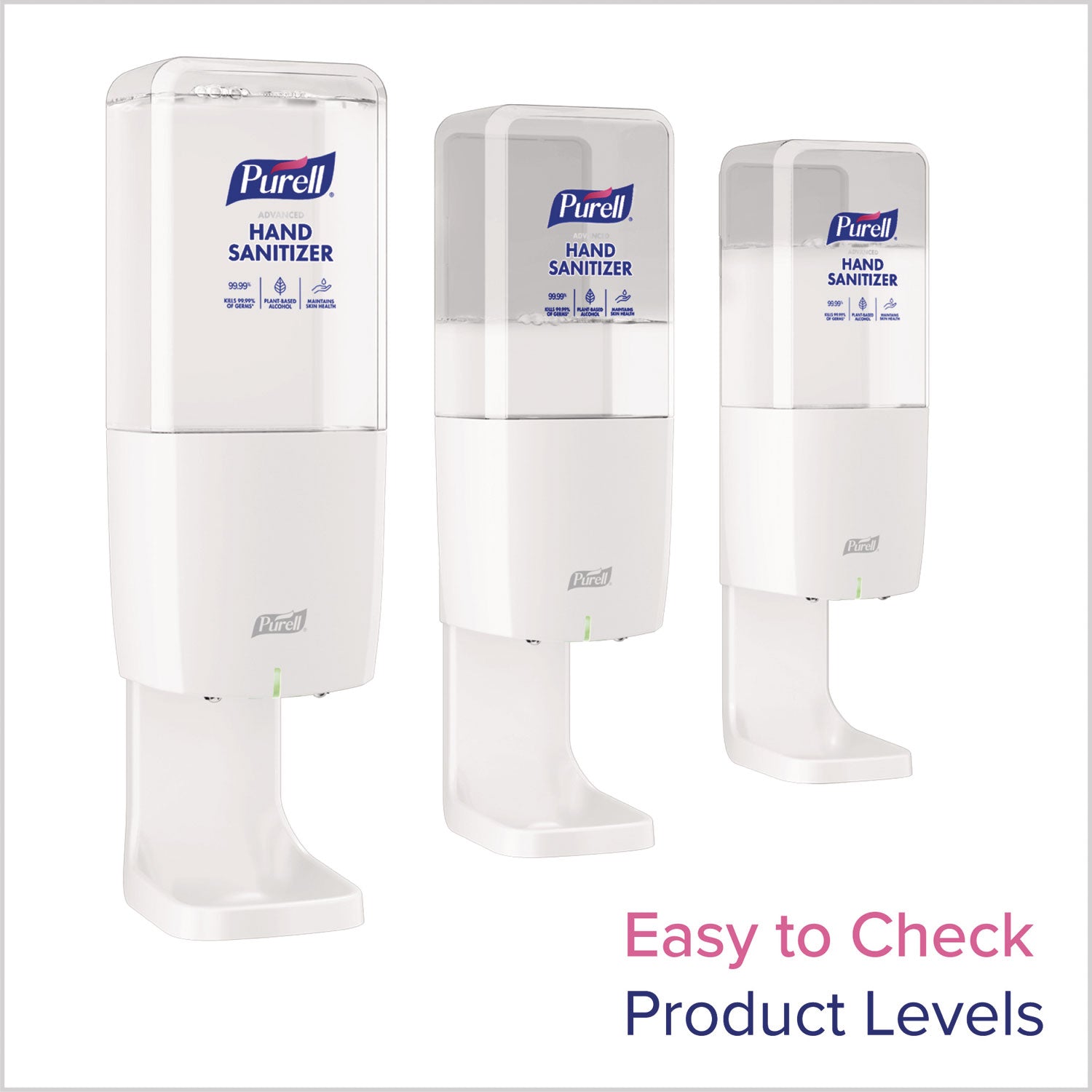 PURELL® ES10 Automatic Hand Sanitizer Dispenser, 4.33 x 3.96 x 10.31, White