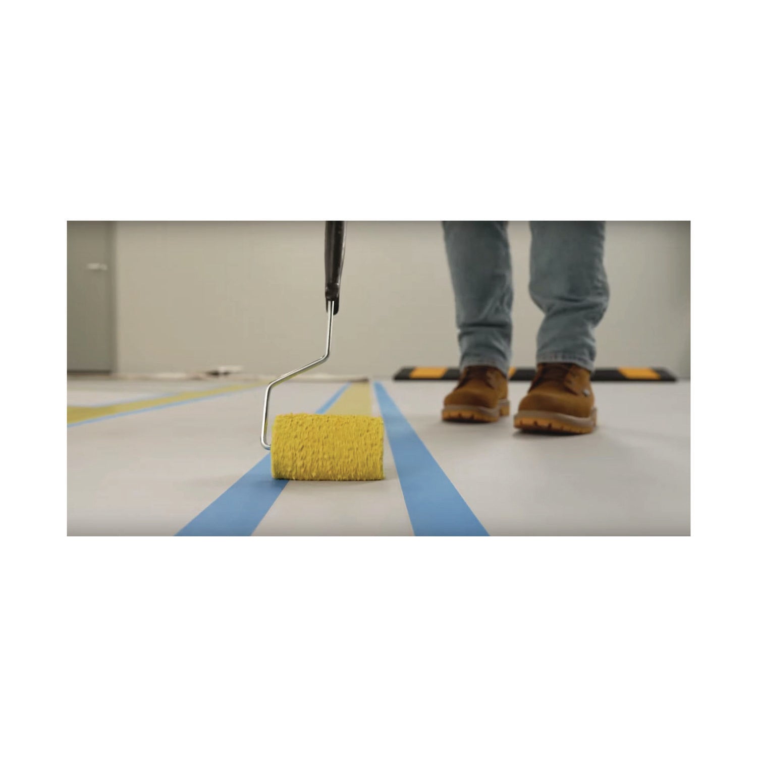 Rust-Oleum® Commercial The MULE (Modified Urethane Latex Epoxy), Interior/Exterior, Gloss Safety Yellow, 1 gal Bucket/Pail, 2/Carton