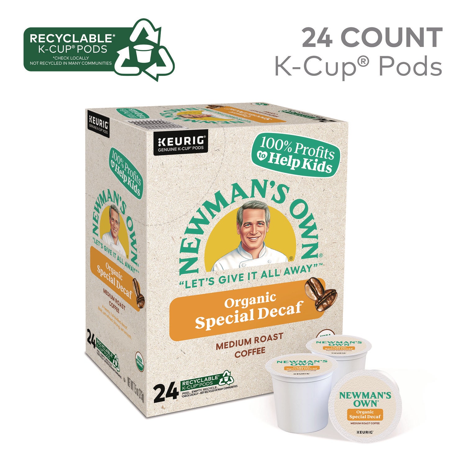 Newman's Own® Organics Special Decaf K-Cups, 96/carton