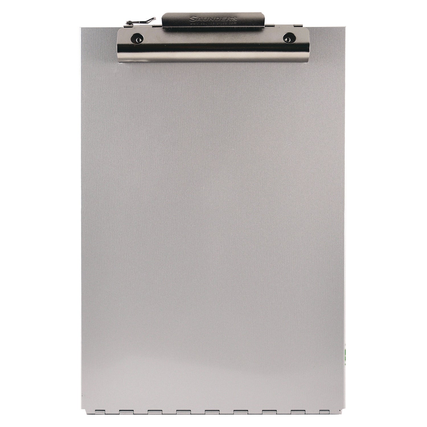 Saunders Redi-Rite Aluminum Storage Clipboard, 1" Clip Capacity, Holds 8.5 x 11 Sheets, Silver