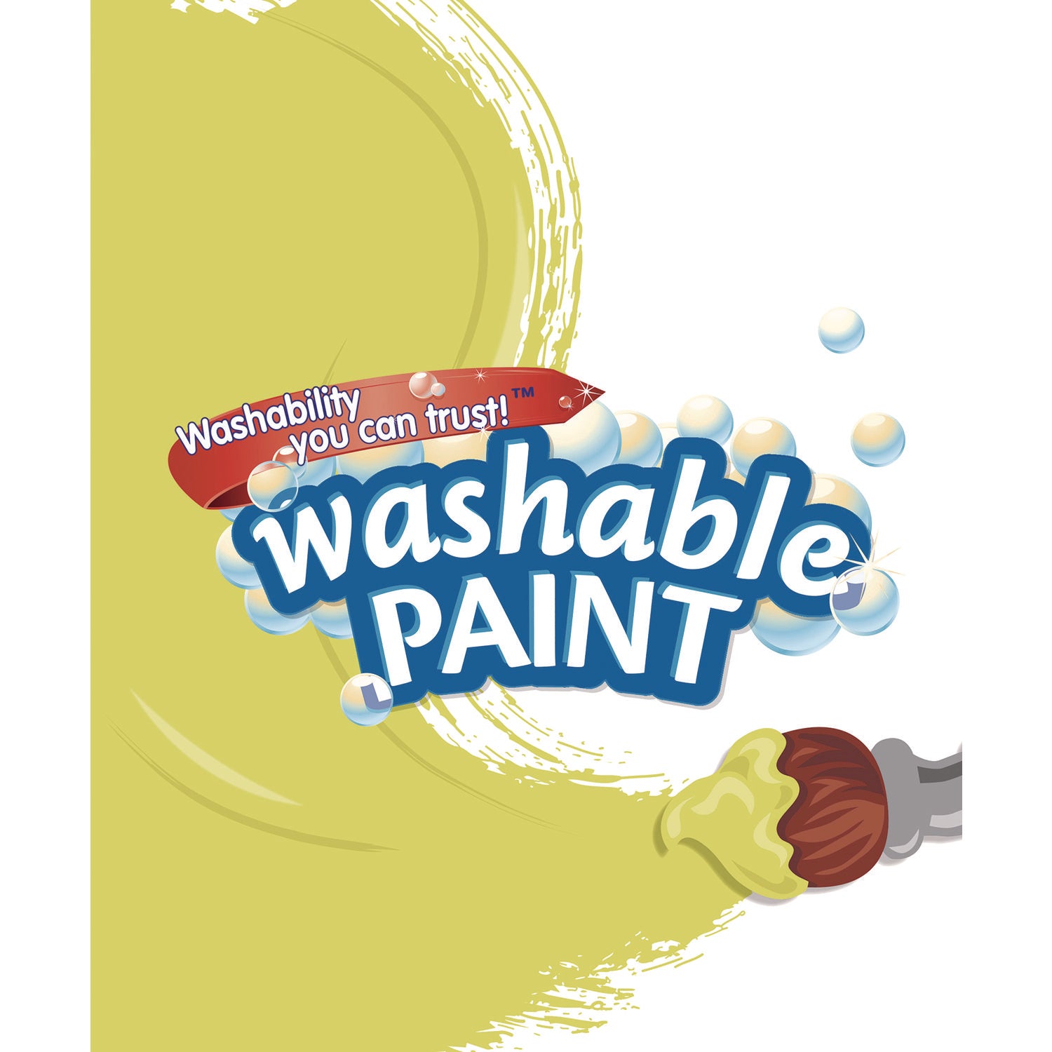 Crayola® Artista Ii Washable Tempera Paint, Yellow, 32 Oz Bottle