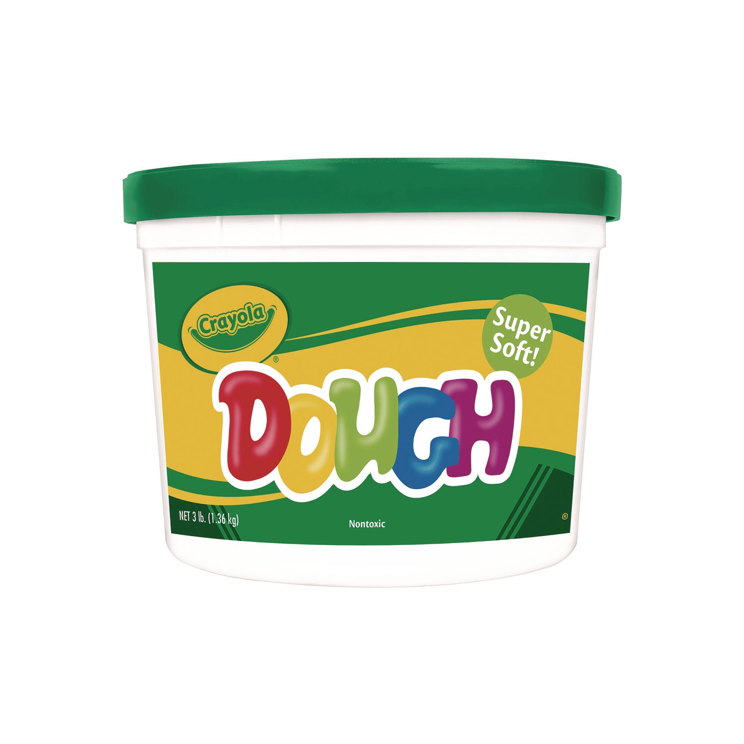Modeling Dough Bucket, 3 lbs, Green