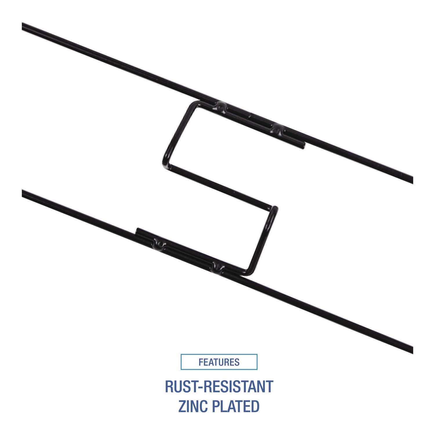 Boardwalk® Clip-On Dust Mop Frame, 18w X 5d, Zinc Plated