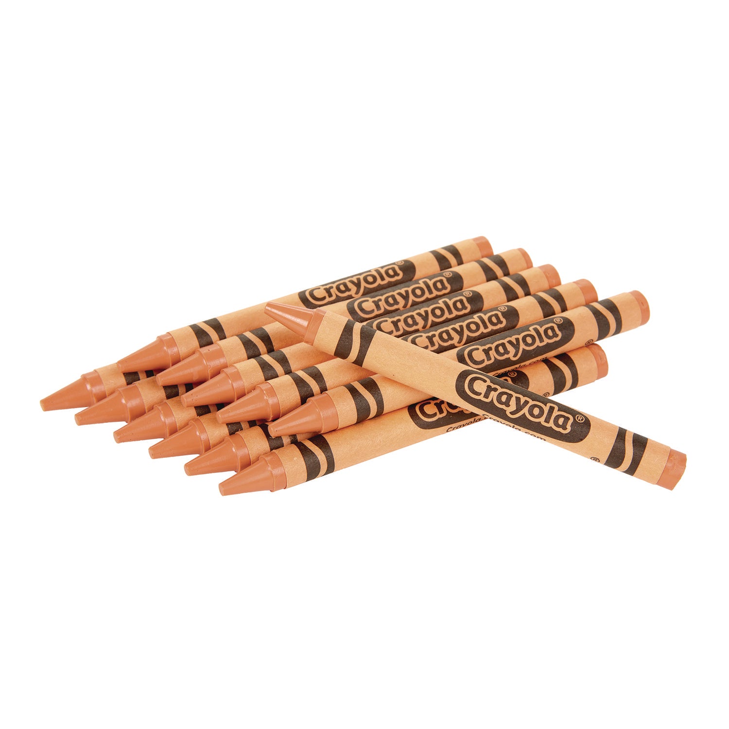 Crayola® Bulk Crayons, Peach, 12/box