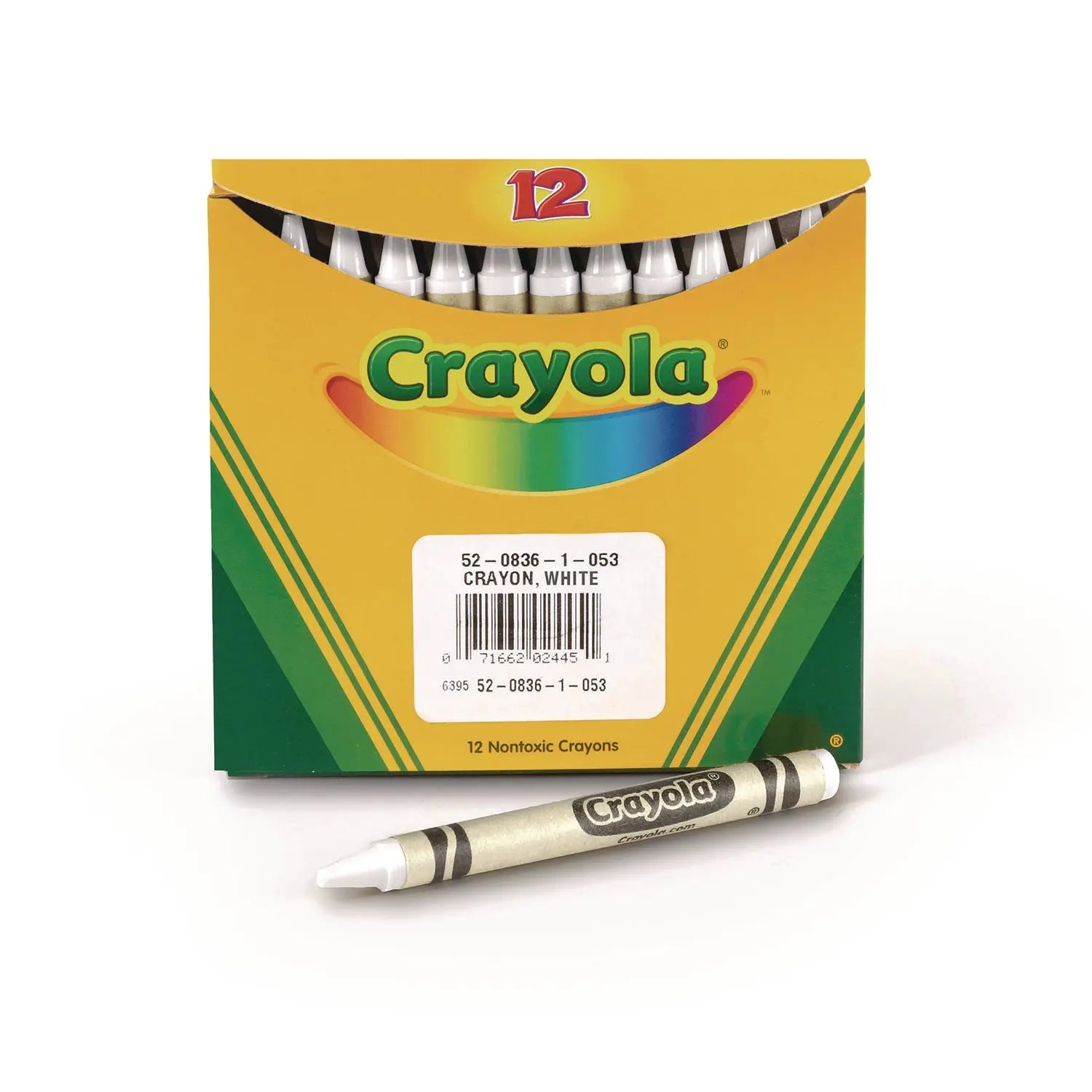 Bulk Crayons, White, 12/Box Crayola® Flipcost