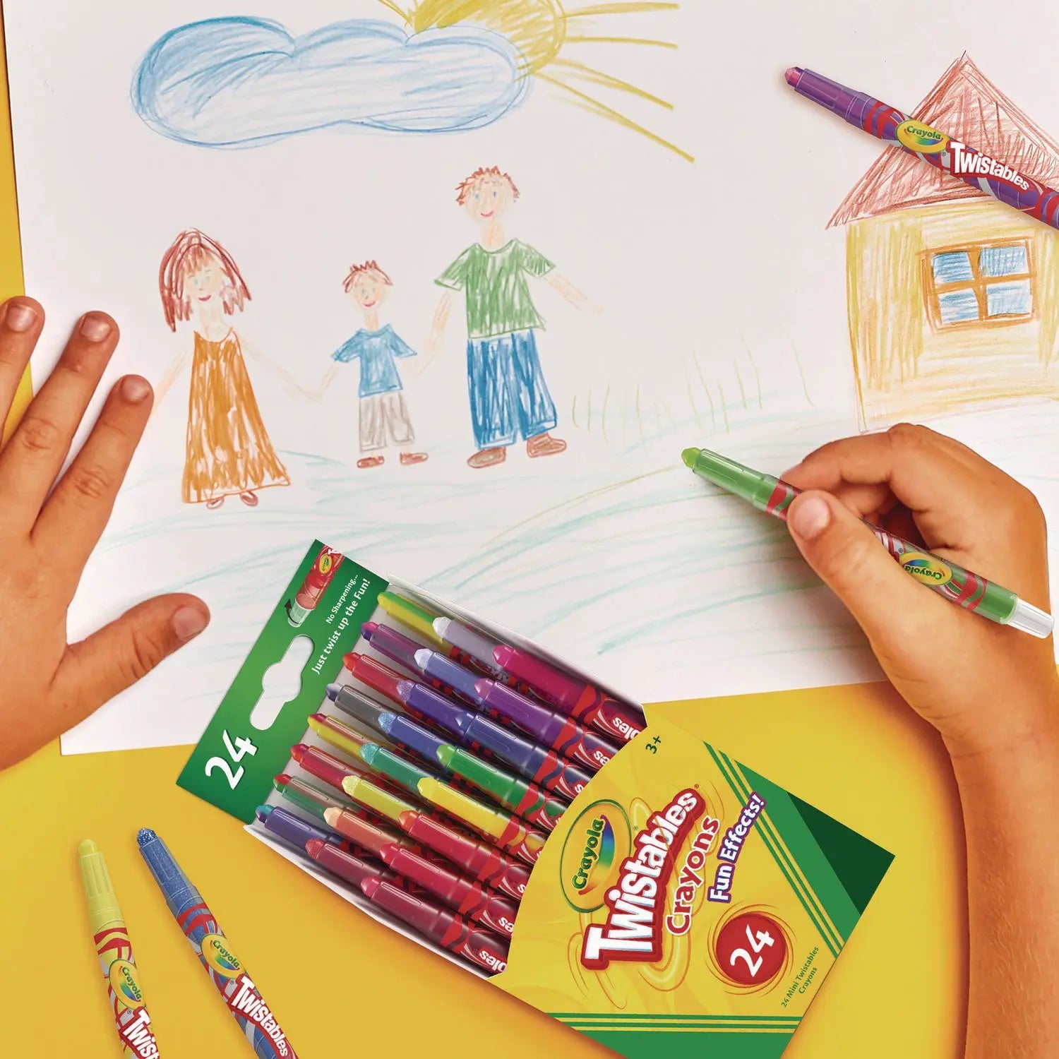 Twistables Mini Crayons, Fun Effects, Assorted, 24/Pack Crayola® Flipcost