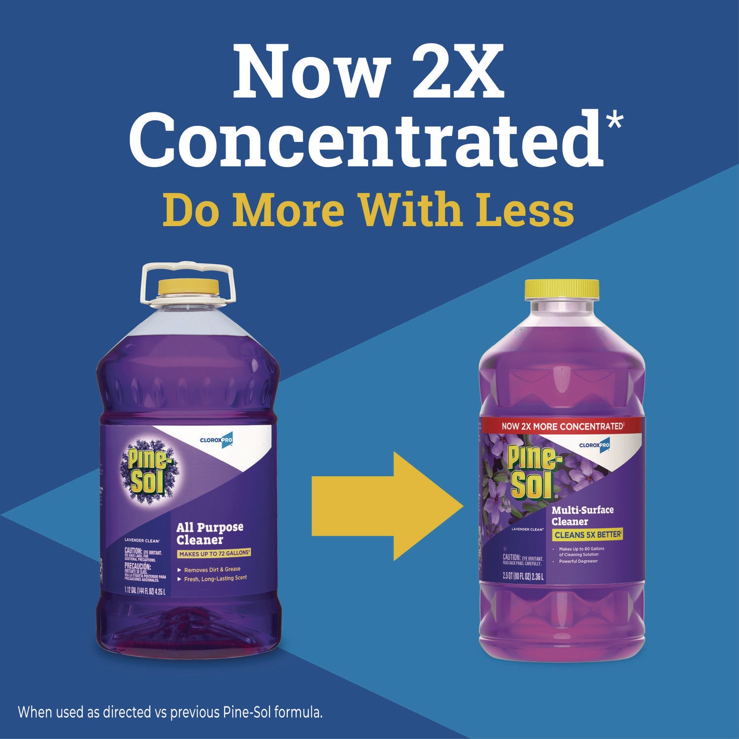 Pine-Sol® CloroxPro Multi-Surface Cleaner Concentrated, Lavender Clean Scent, 80 oz Bottle