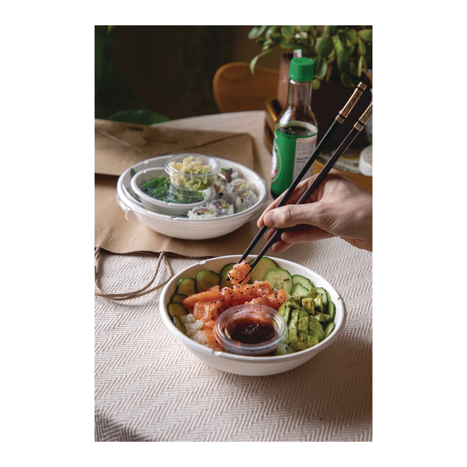 Eco-Products® Renewable and Compostable Portion Cups, 2 oz, Plastic, Clear, 100/Pack, 20 Packs/Carton