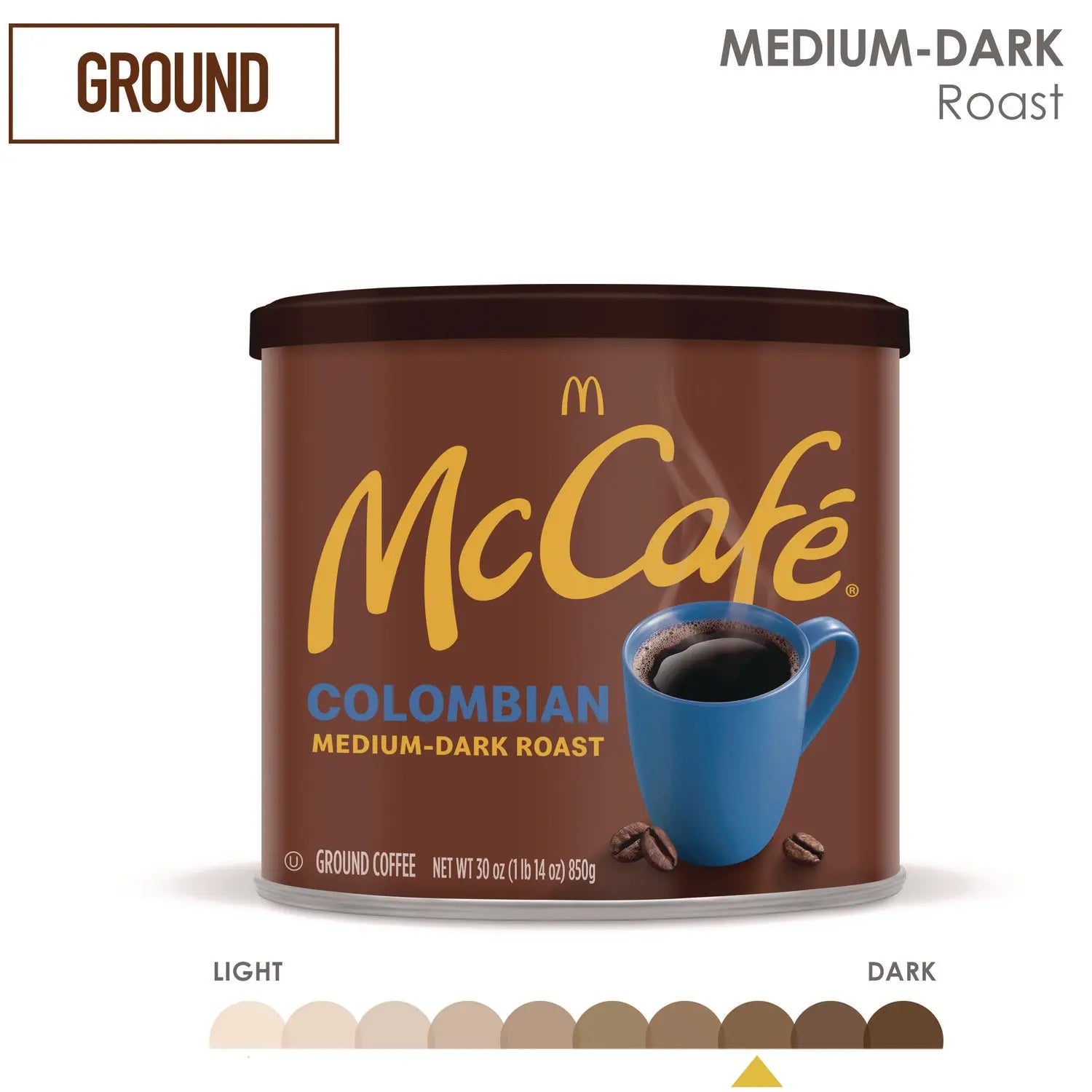 Ground Coffee, Colombian, 30 oz Can McCafe® Flipcost