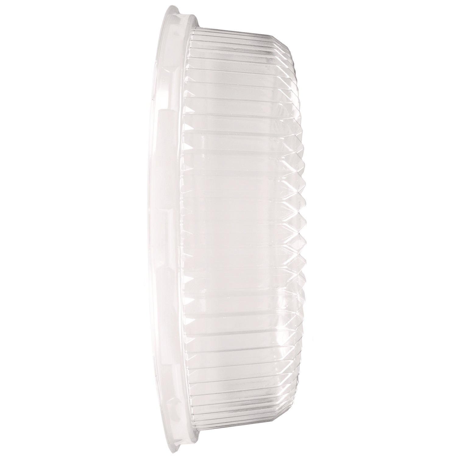 HFA® Plastic Dome Lids, Embossed, Fits 4012/4013, 12" Diameter, Clear, 25/Carton