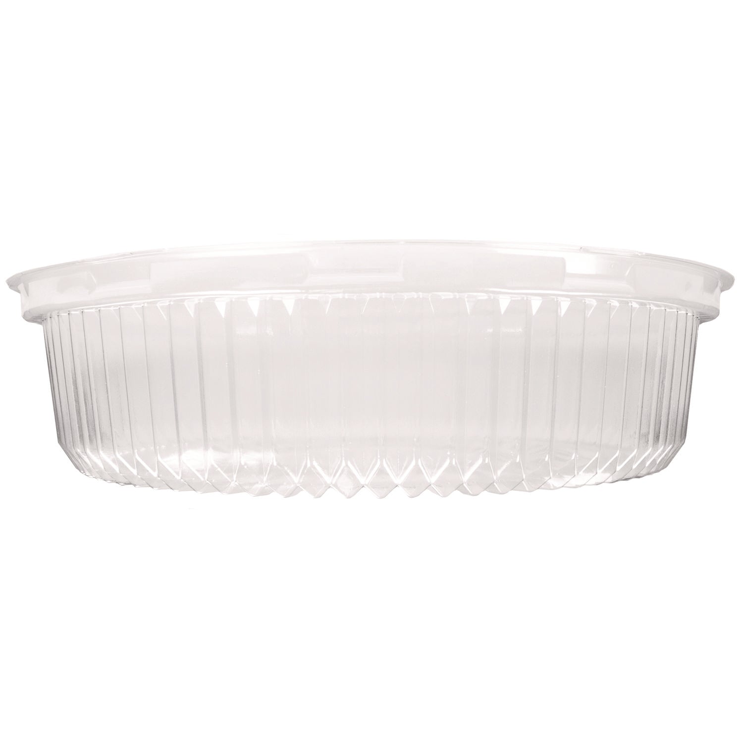 HFA® Plastic Dome Lids, Embossed, Fits 4012/4013, 12" Diameter, Clear, 25/Carton