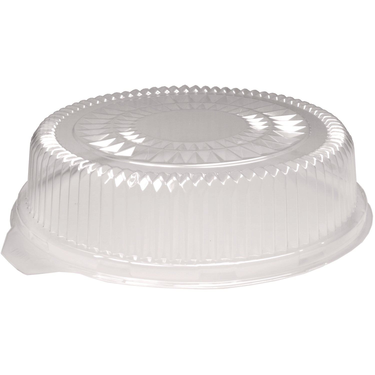 Plastic Dome Lids, Embossed, Fits 4012/4013, 12" Diameter, 25/Carton
