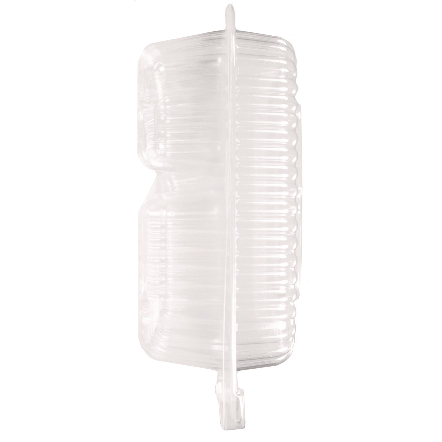 HFA® Handi-Lock Three-Compartment Food Container, 8 x 3 x 8.87, Clear, Plastic, 250/Carton