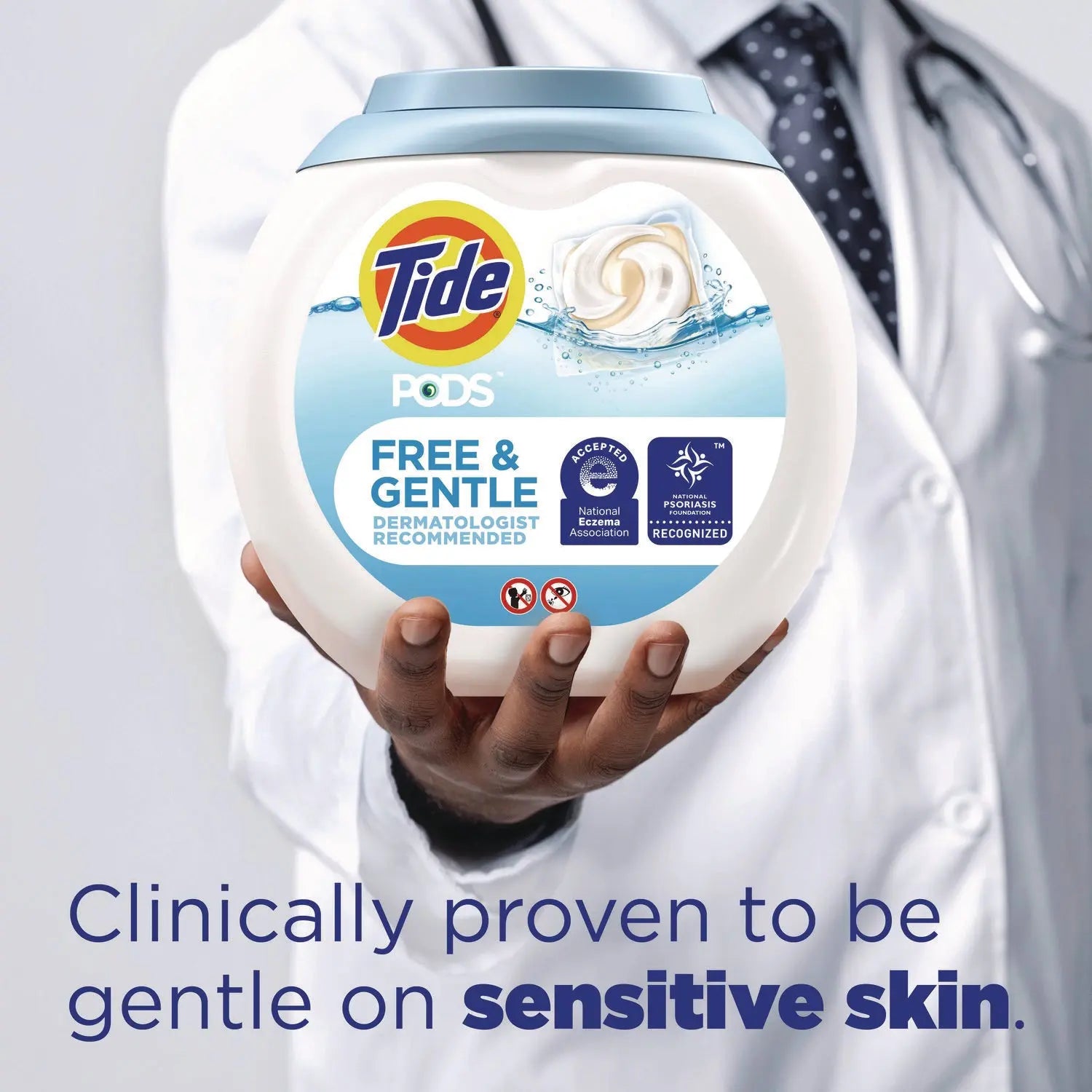 PODS Laundry Detergent, Free and Gentle, 63 oz Tub, 76 Pacs/Tub, 4 Tubs/Carton Tide® Flipcost