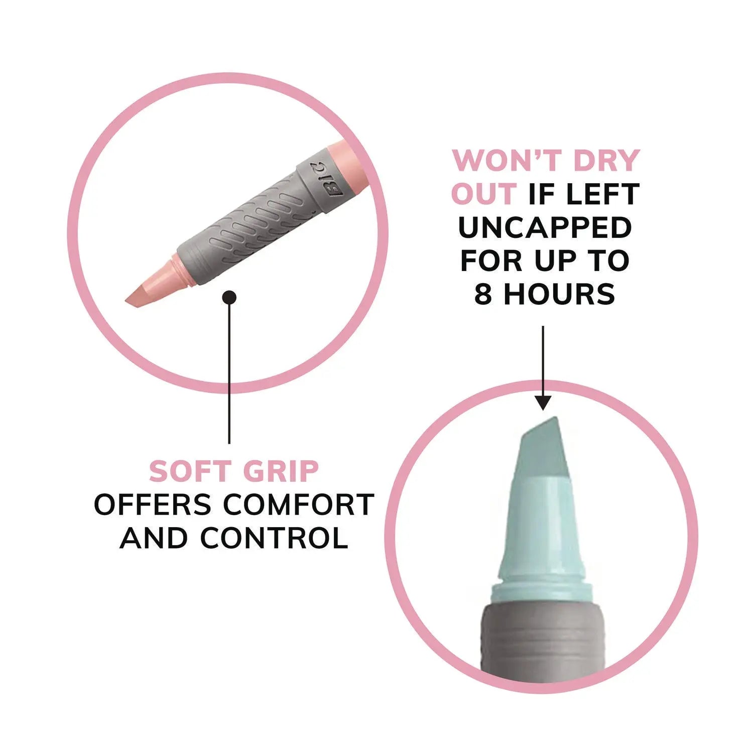 Brite Liner Grip Pocket Highlighter, Assorted Ink Colors, Chisel Tip, Assorted Barrel Colors, 6/Set, 6 Sets/Pack BIC® Flipcost